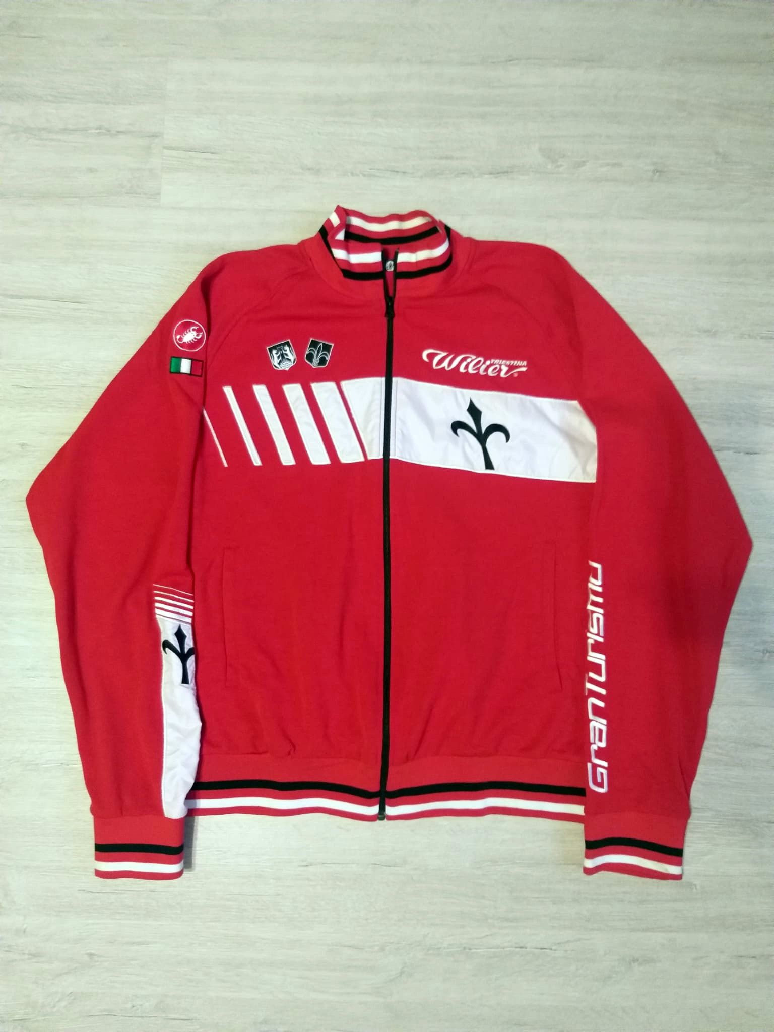 Vintage Wilier Triestina Vintage Cycling Track Jacket Italia Size US XXL / EU 58 / 5 - 1 Thumbnail