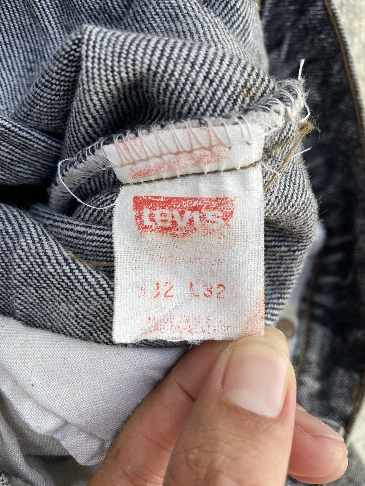 Levi's VINTAGE LEVIS ACID WASH GORPCORE PUNK COWBOY GRUNGE RAVE Size US 31 - 5 Thumbnail