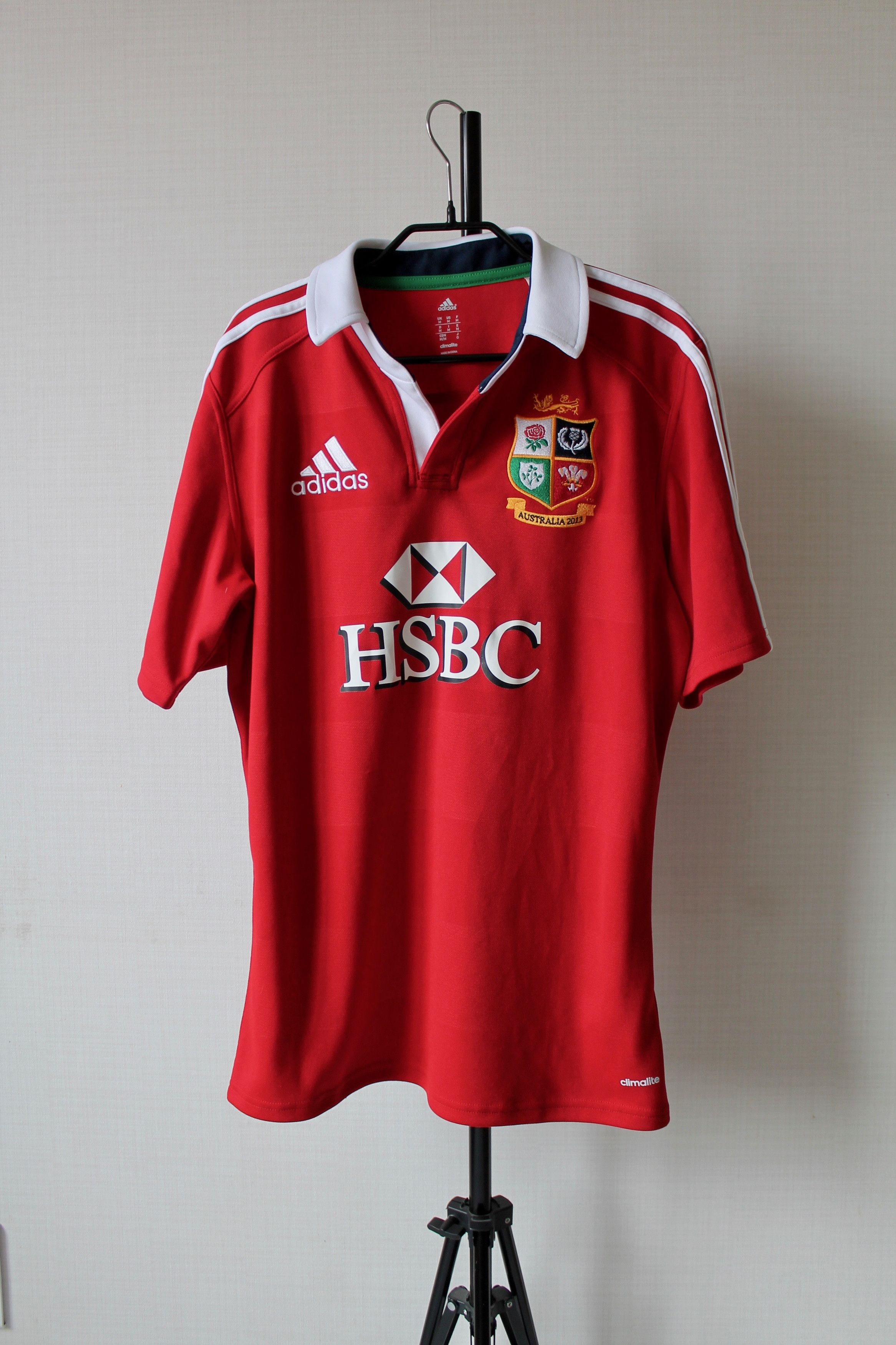 adidas ラグビーシャツ 赤 HSBC Adidas 2012 2013 Australia Jersey Rugby Shirt Adidas Z21746