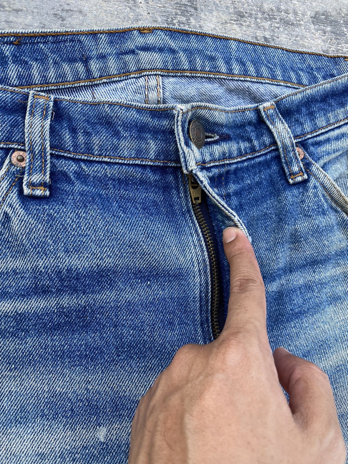 VINTAGE LEVIS 505 ORANGE TAB COWBOY GORPCORE PUNK GRUNGE