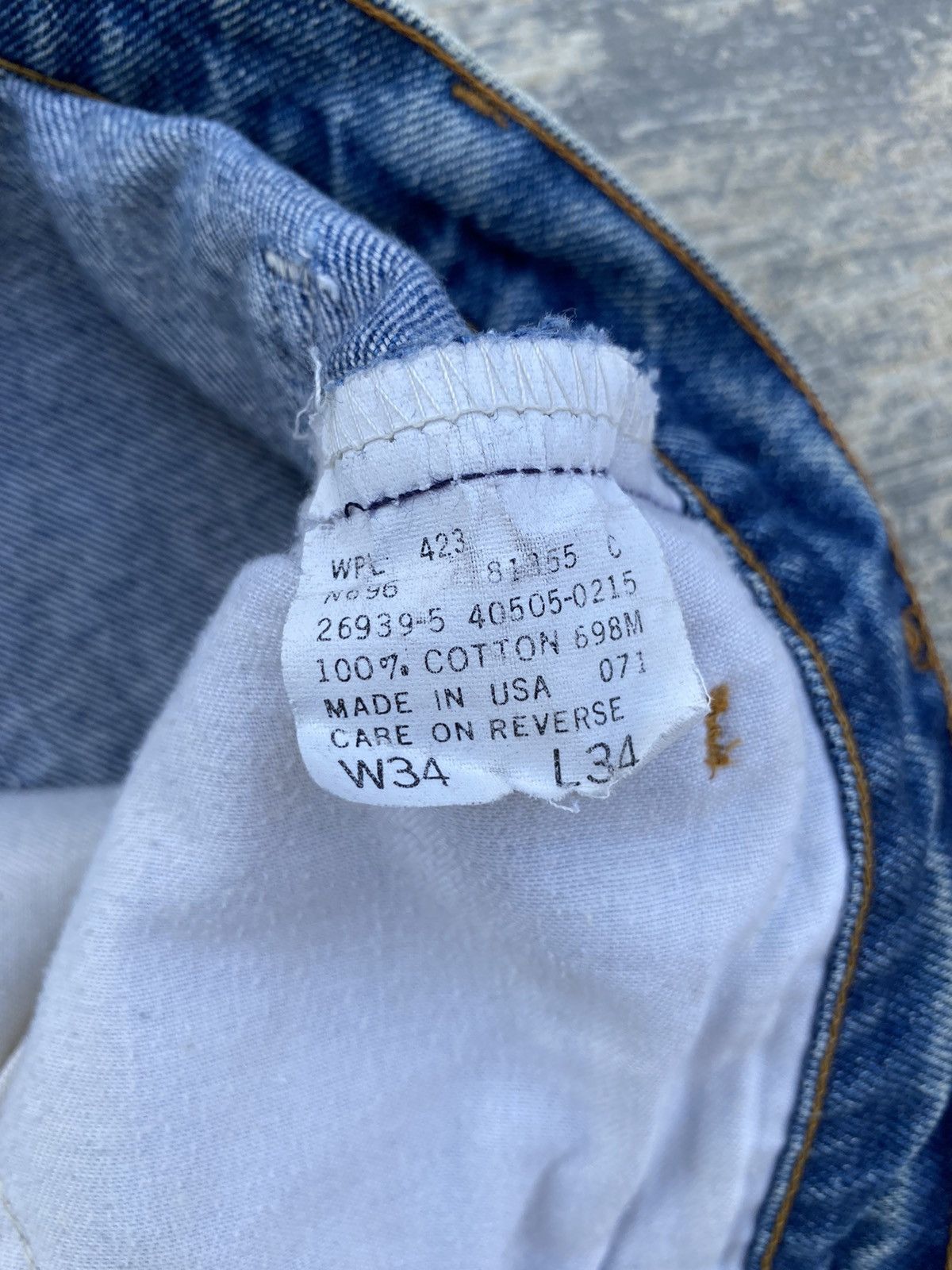 VINTAGE LEVIS 505 ORANGE TAB COWBOY GORPCORE PUNK GRUNGE