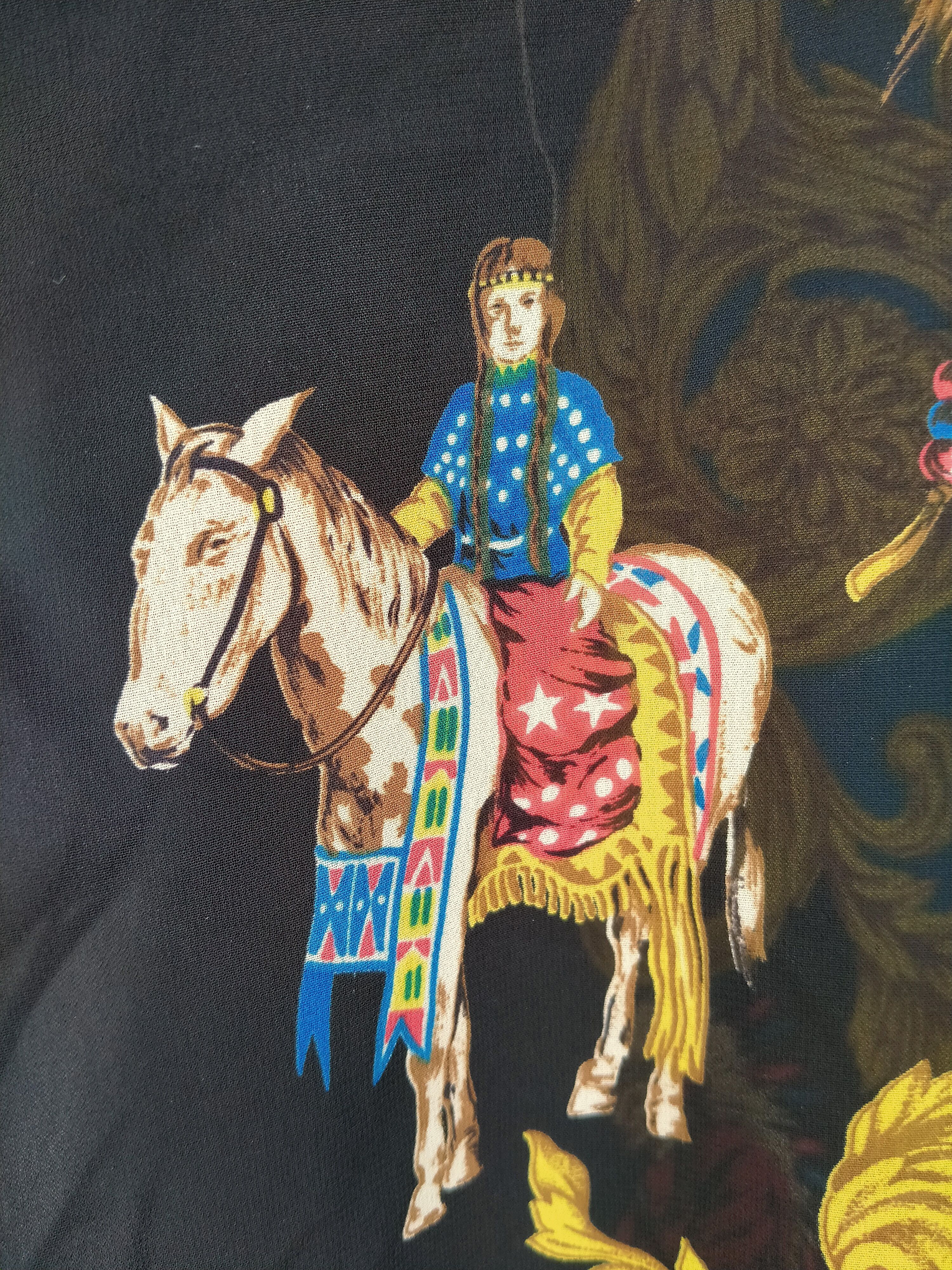 Vintage Vintage 70s Art Navajo Shirt Button Up Size US M / EU 48-50 / 2 - 8 Thumbnail