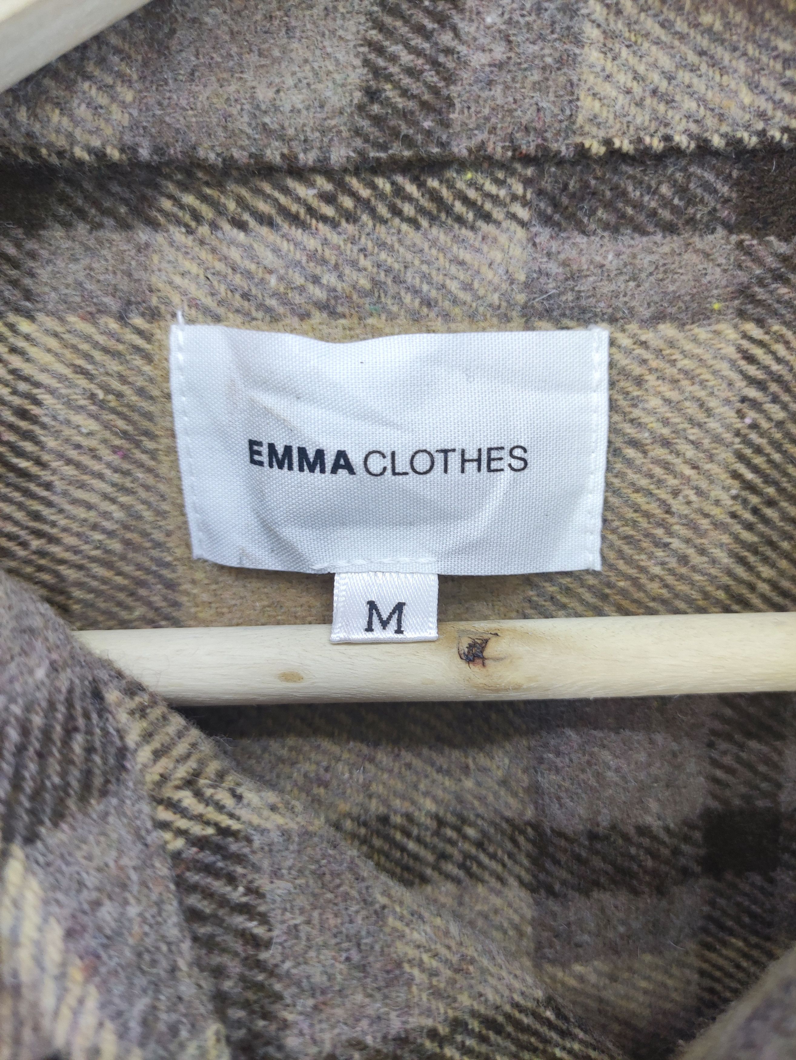 Flannel Vintage Emma Clothes Shirt Button Up Size L / US 10 / IT 46 - 2 Thumbnail