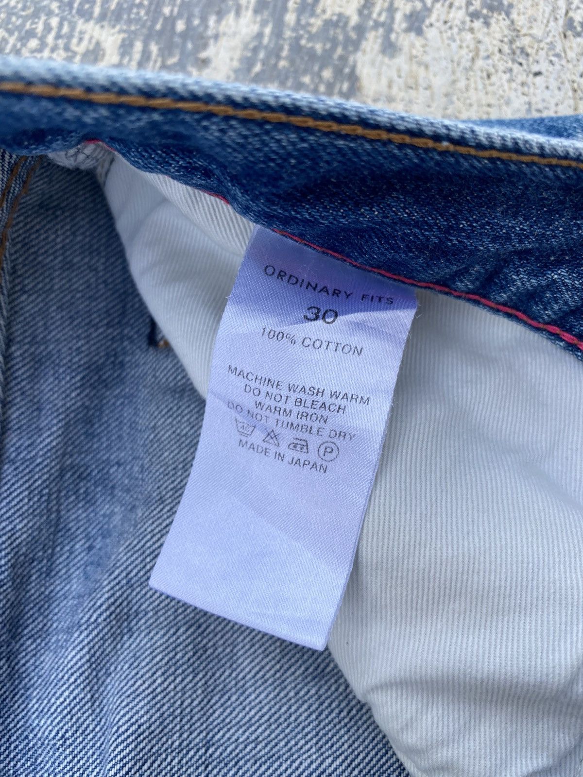 Japanese Brand ORDINARY FITS SELVEDGE DISTRESSED KAPITAL GRUNGE GORPCORE Size US 31 - 4 Thumbnail