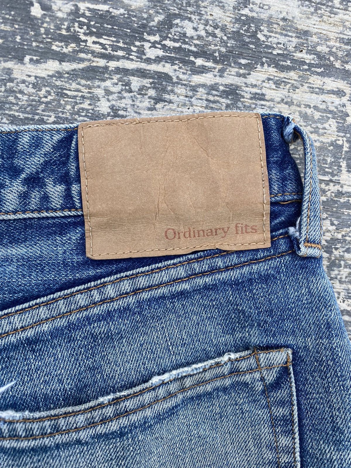 Japanese Brand ORDINARY FITS SELVEDGE DISTRESSED KAPITAL GRUNGE GORPCORE Size US 31 - 5 Thumbnail