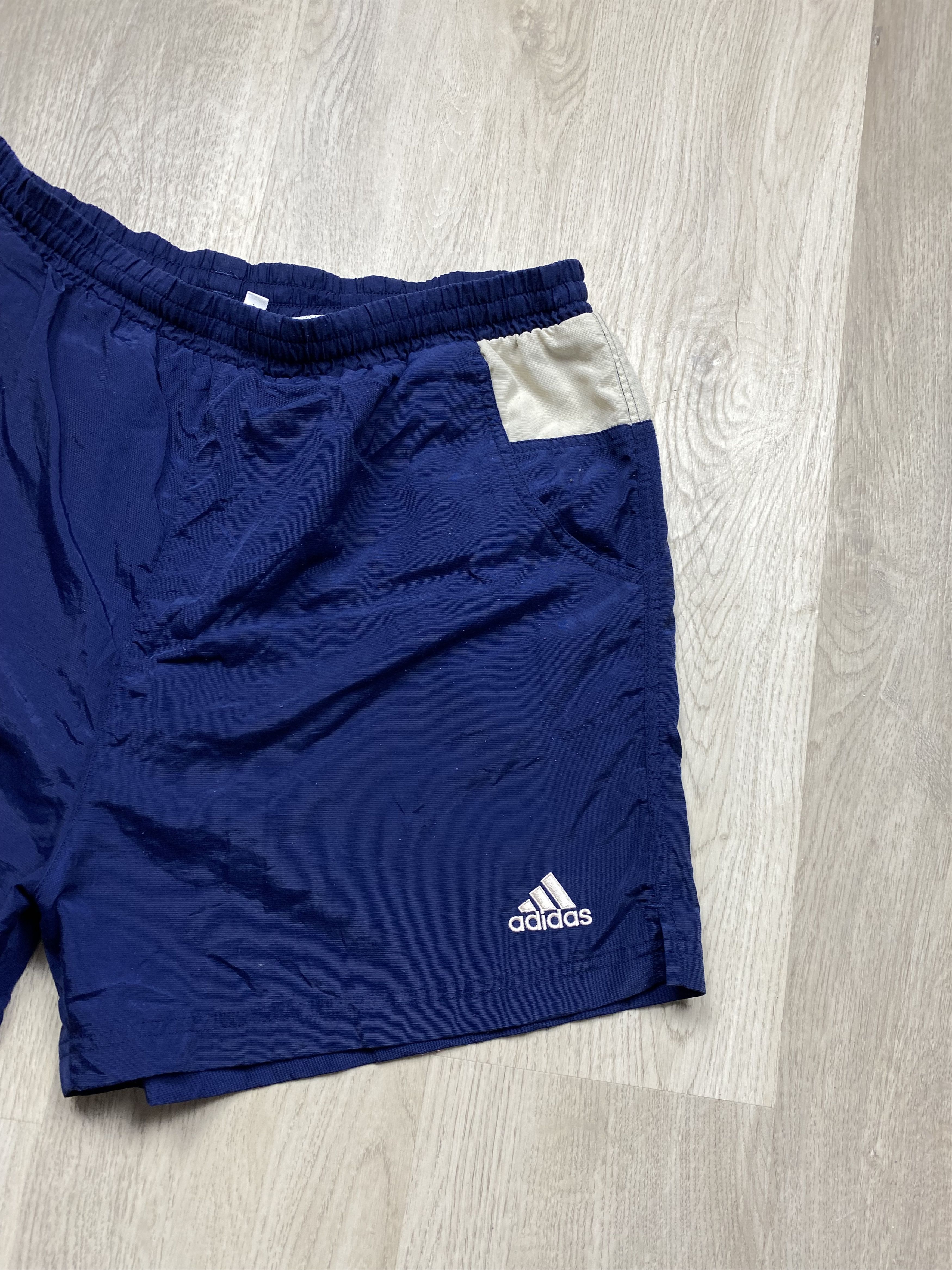 Adidas × Vintage Adidas 90s Vintage Mens Nylon Shorts Size US 36 / EU 52 - 2 Thumbnail