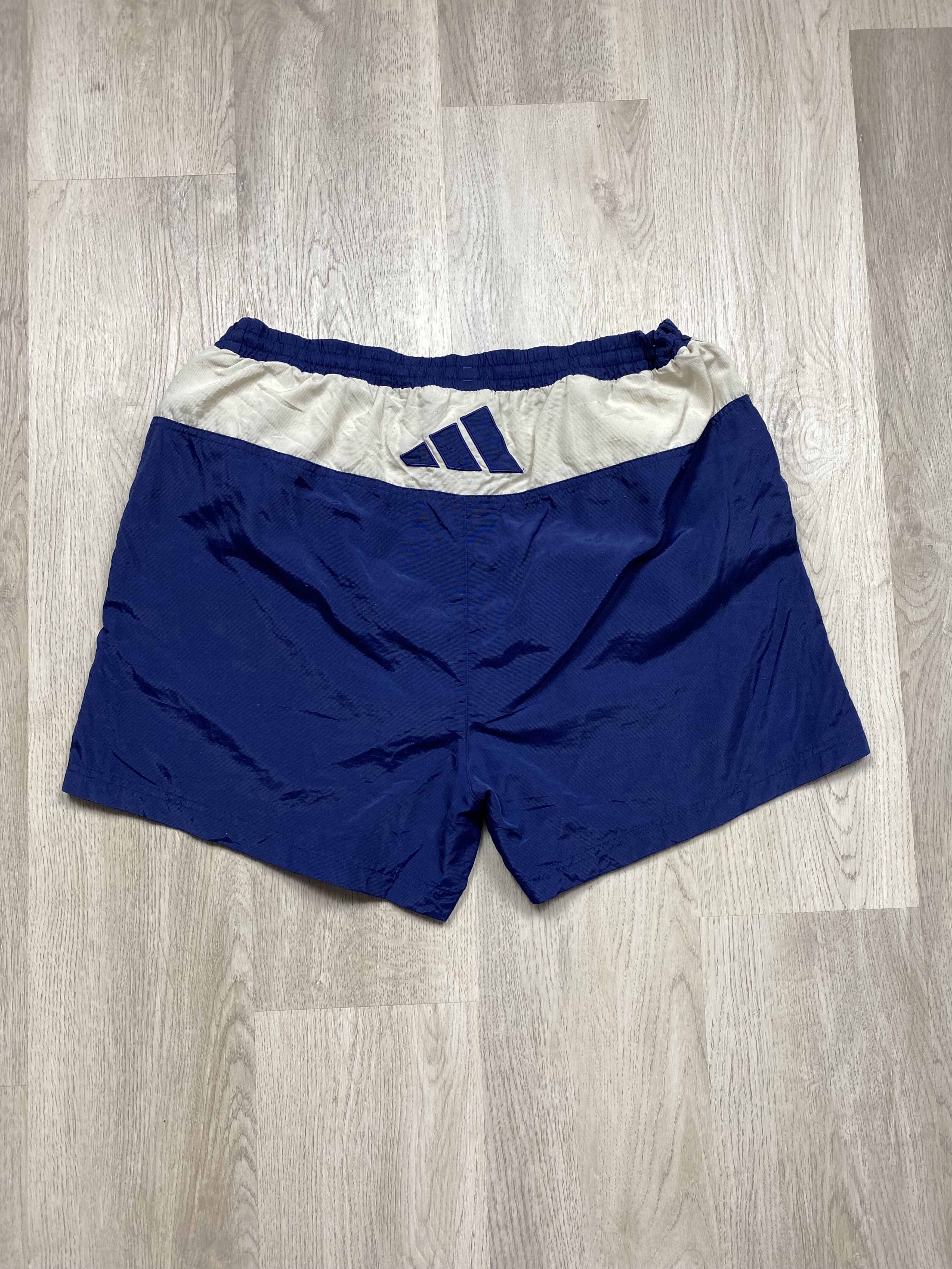 Adidas × Vintage Adidas 90s Vintage Mens Nylon Shorts Size US 36 / EU 52 - 6 Thumbnail