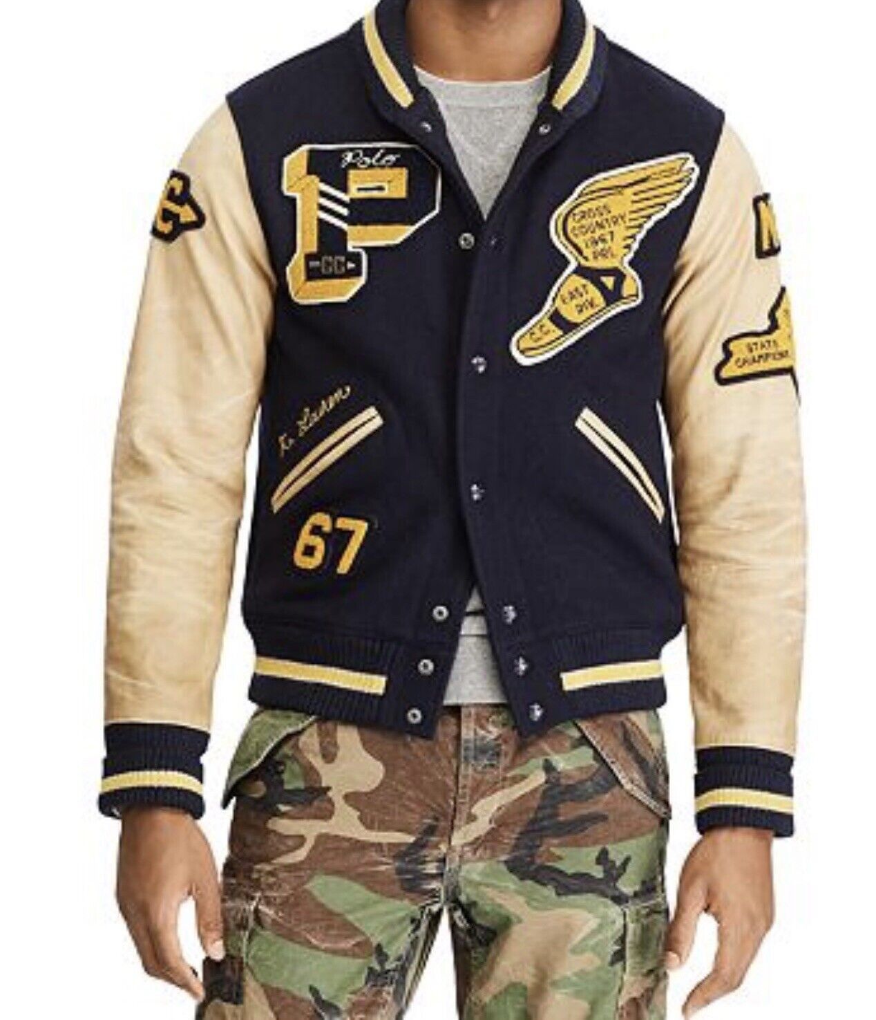 Polo Ralph Lauren POLO RALPH LAUREN STATE CHAMPS VARSITY P Wing JACKET XL Size US XL / EU 56 / 4 - 22 Thumbnail