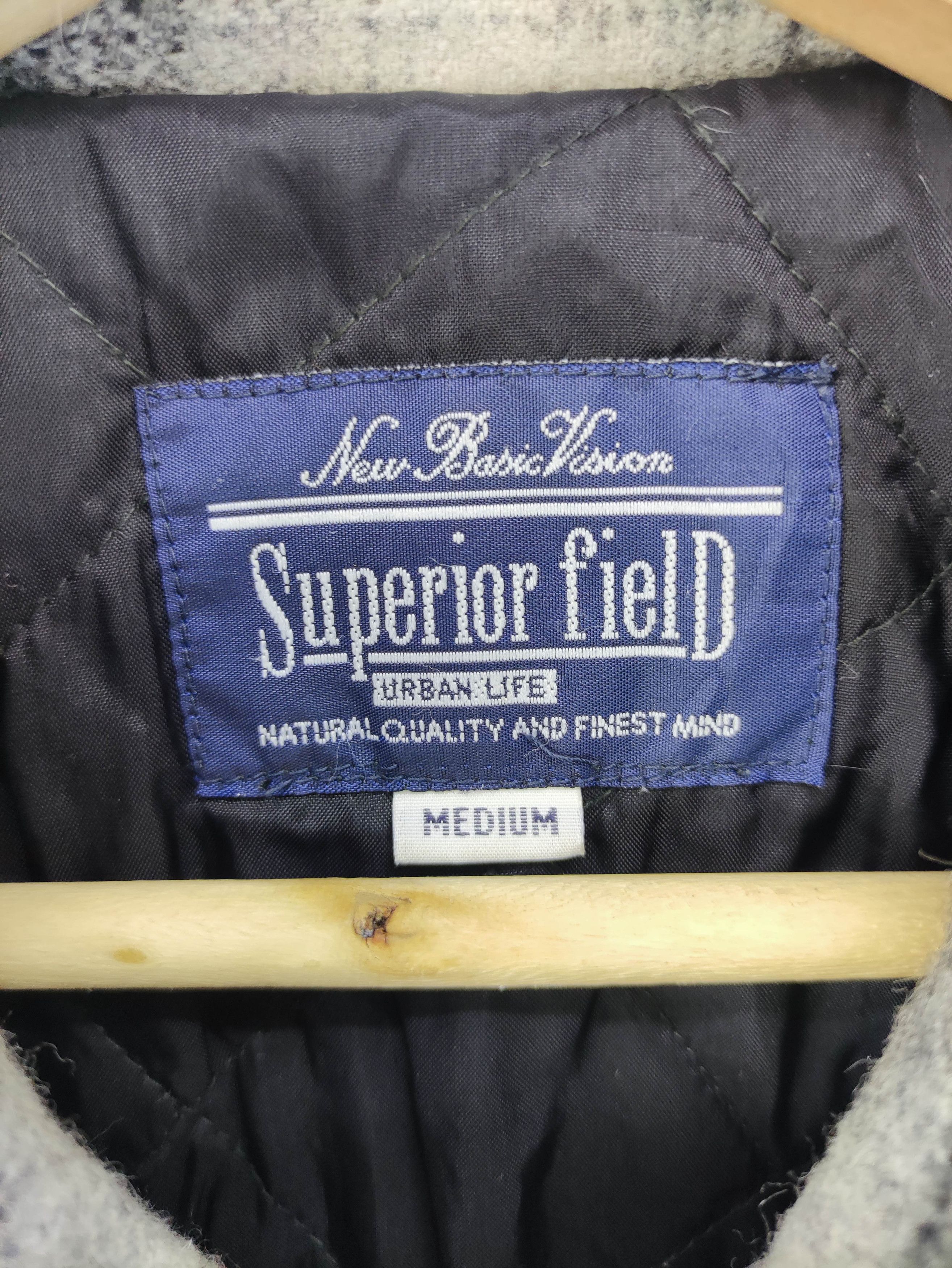 Japanese Brand Vintage Superior Field Wool Jacket Zipper Size L / US 10 / IT 46 - 2 Thumbnail