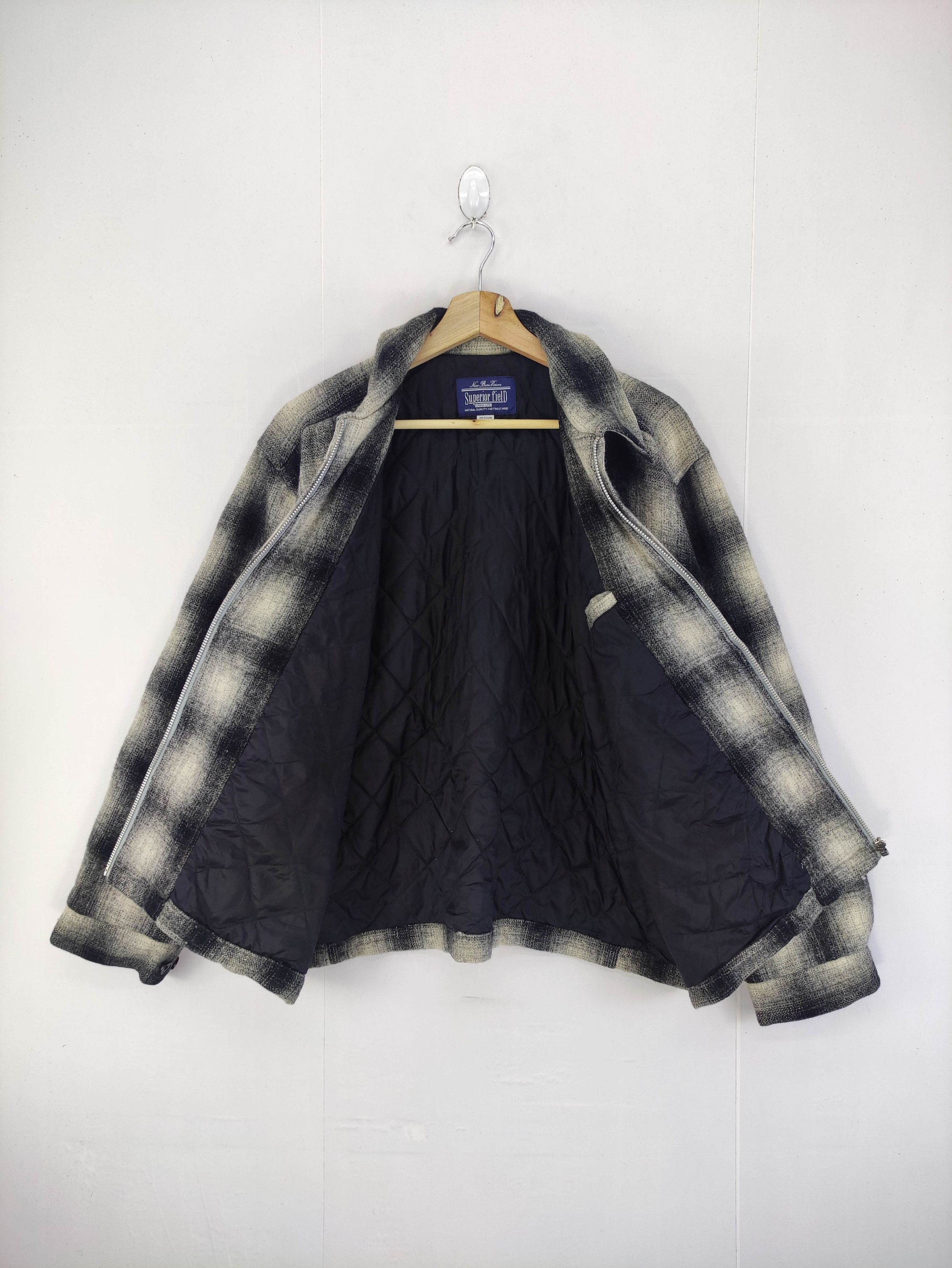 Japanese Brand Vintage Superior Field Wool Jacket Zipper Size L / US 10 / IT 46 - 4 Thumbnail