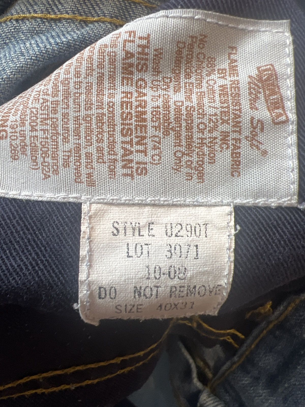 Vintage Vintage 40x31 Tyndale fire resistant carpenter jeans Size US 40 / EU 56 - 7 Thumbnail