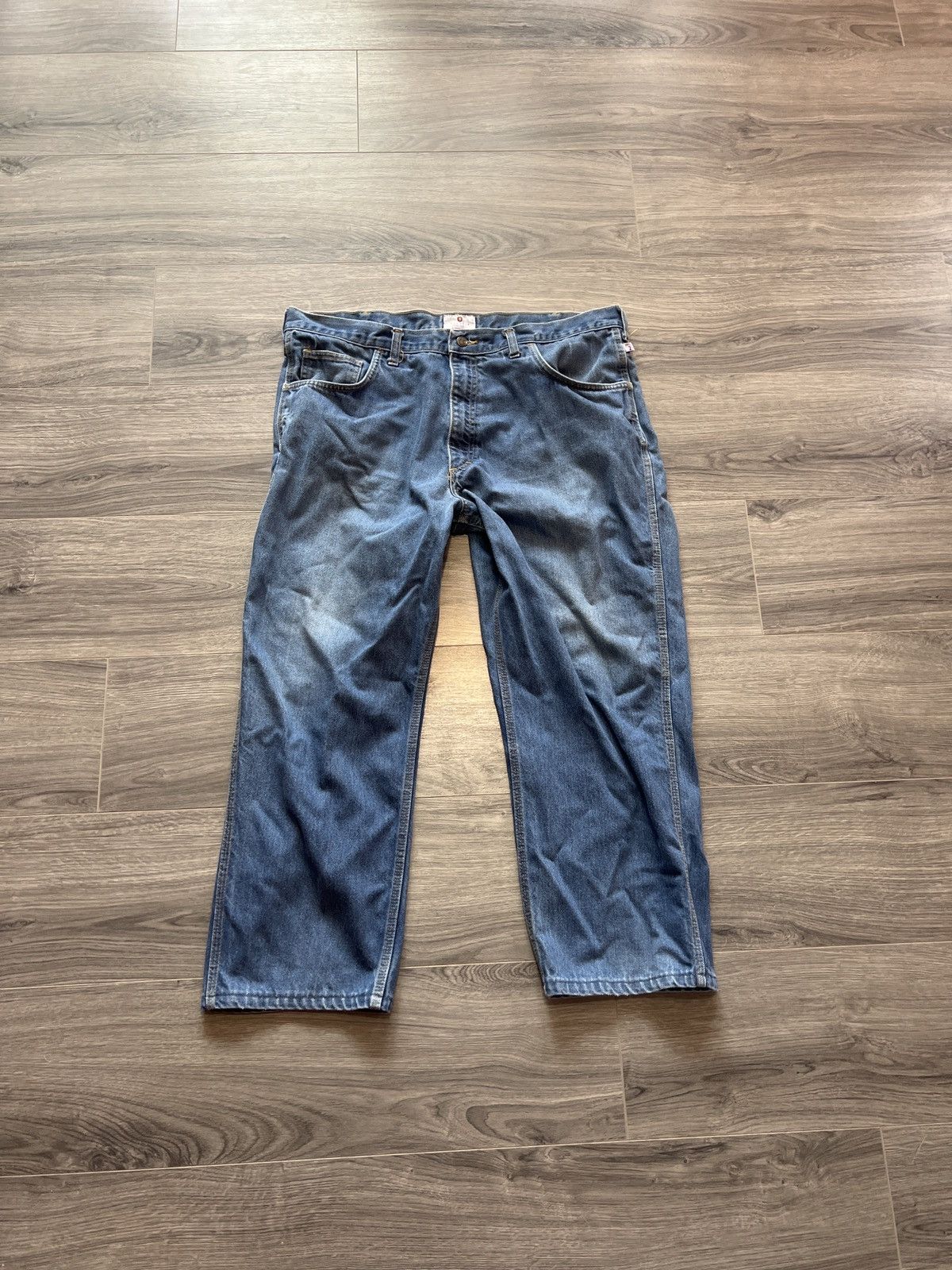 Vintage Vintage 40x31 Tyndale fire resistant carpenter jeans Size US 40 / EU 56 - 2 Thumbnail