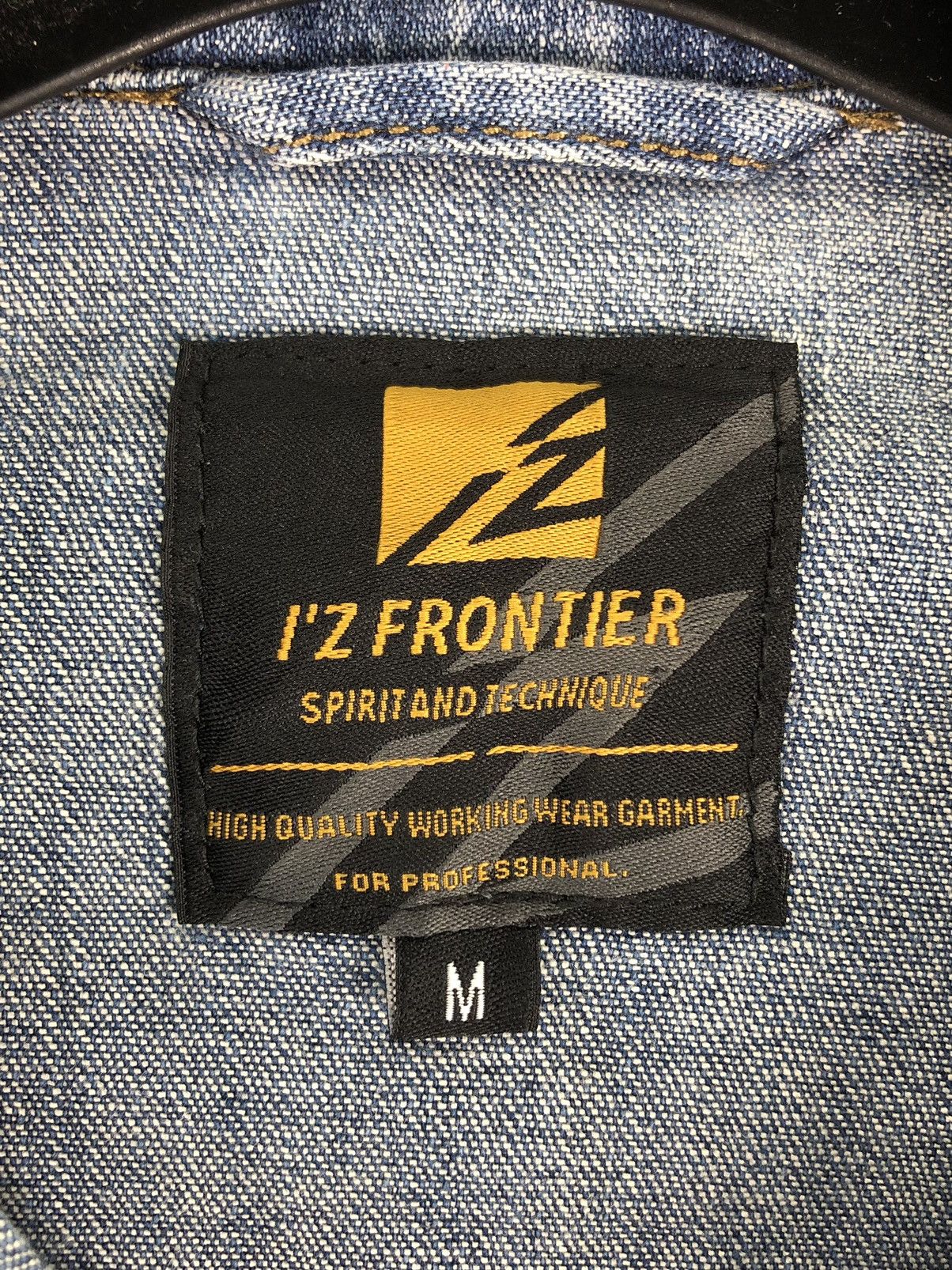 Japanese Brand Vintage 90's Coverall Denim Worker by I'Z Frontier Size US 32 / EU 48 - 16 Thumbnail