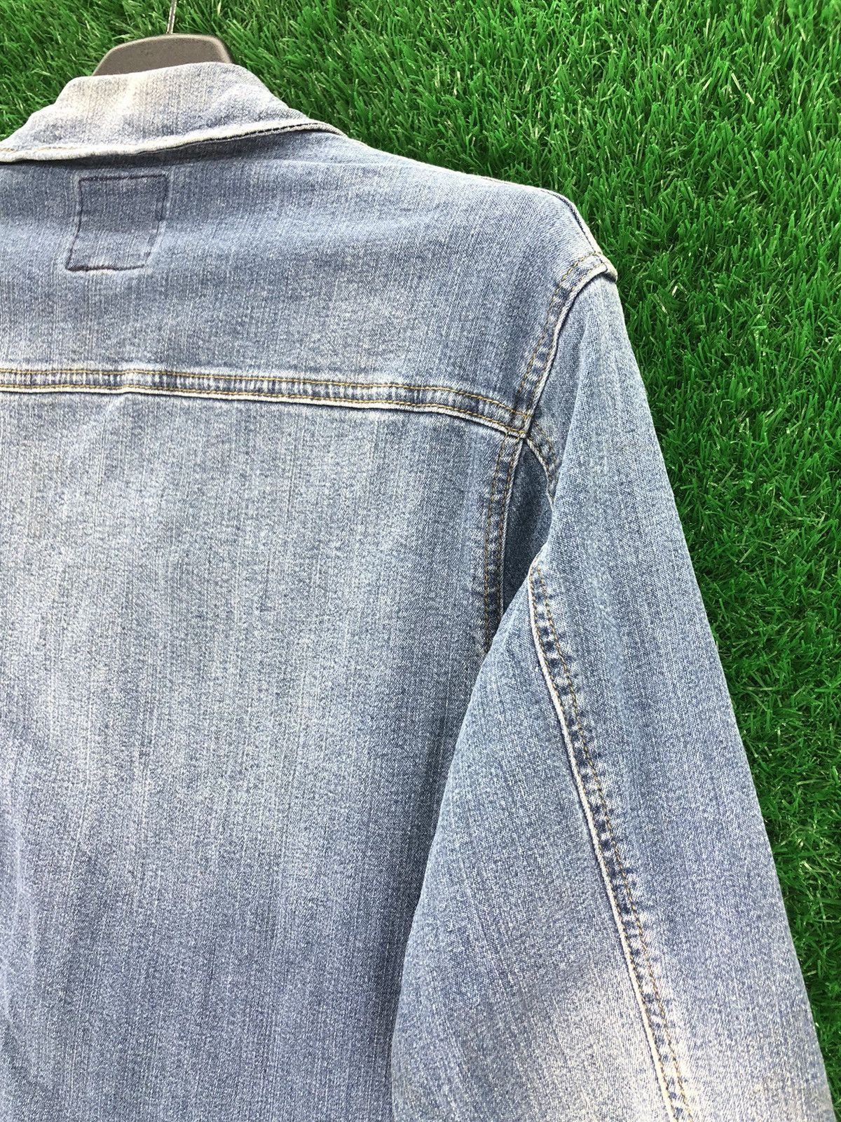 Japanese Brand Vintage 90's Coverall Denim Worker by I'Z Frontier Size US 32 / EU 48 - 8 Thumbnail