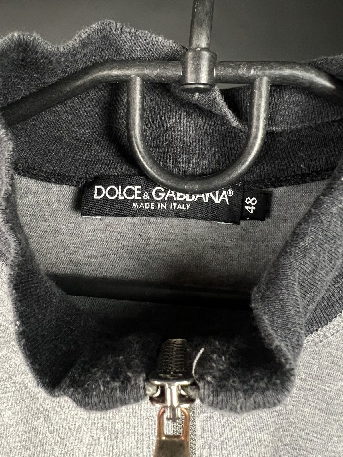 Dolce & Gabbana × Vintage VTG Dolce Gabbana Italia Big Logo Zip Sweatshirt Size XL / US 12-14 / IT 48-50 - 4 Thumbnail