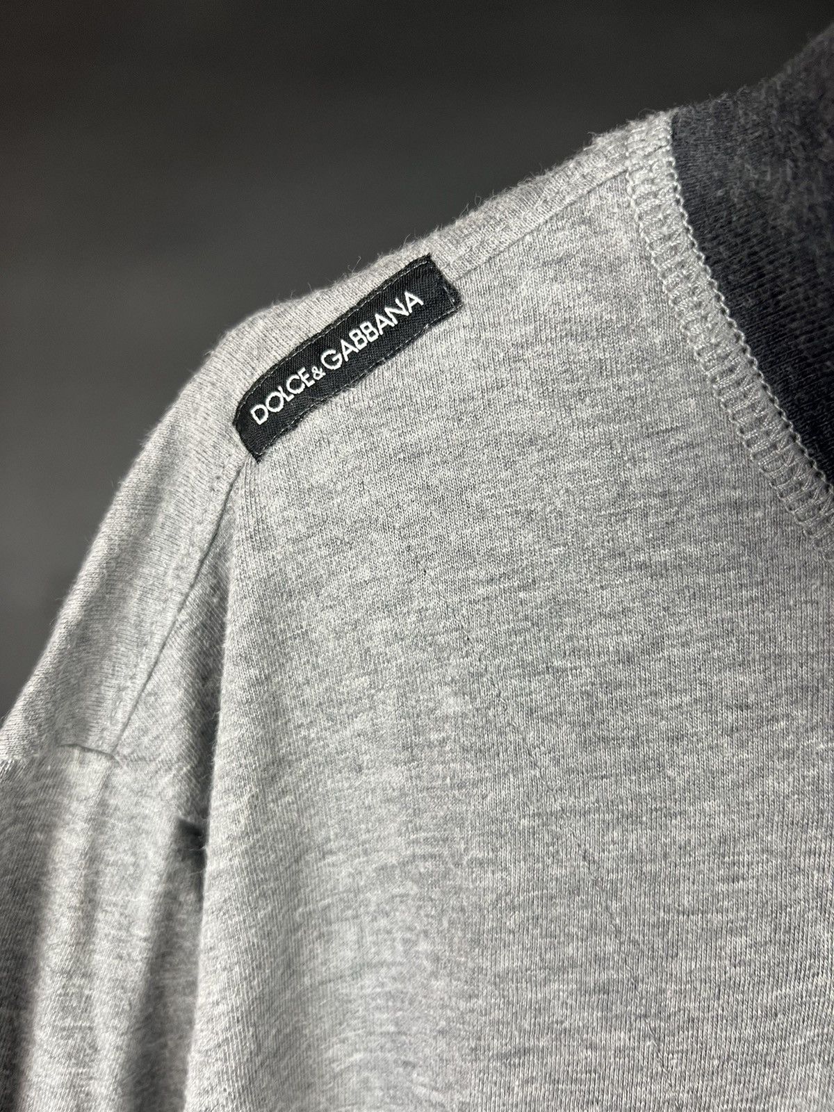 Dolce & Gabbana × Vintage VTG Dolce Gabbana Italia Big Logo Zip Sweatshirt Size XL / US 12-14 / IT 48-50 - 3 Thumbnail