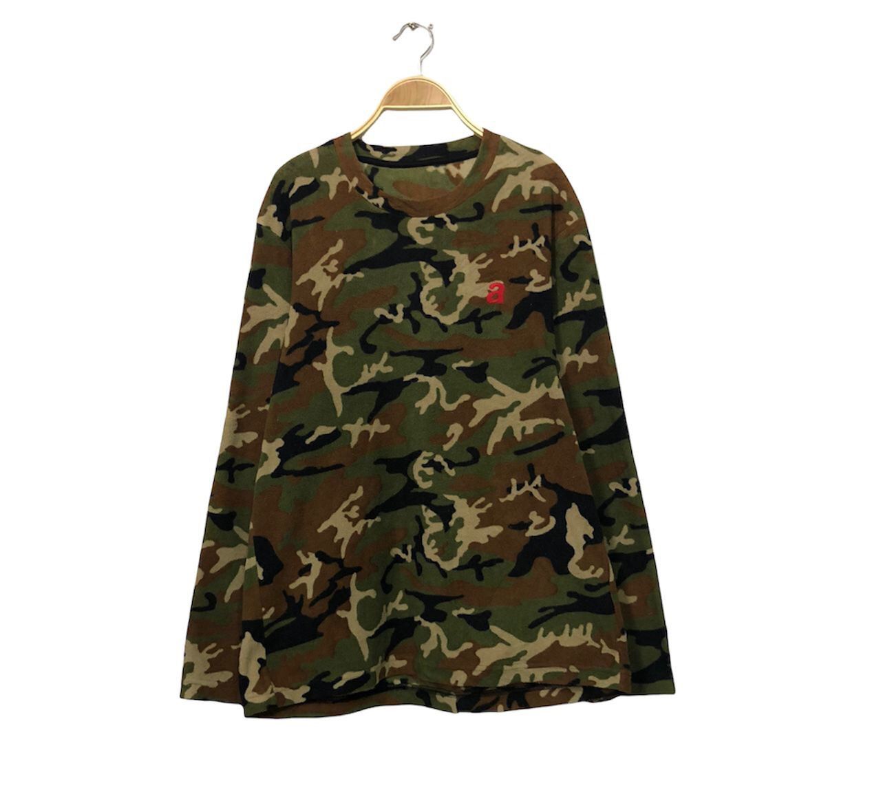 Vintage Andy Warhol X Uniqlo Camo Fleece Sweater