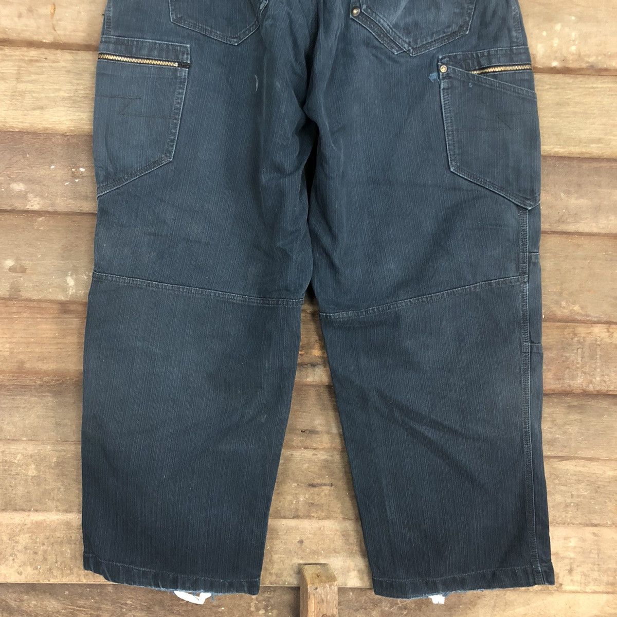 Japanese Brand Dogman Blue Multipocket utility Cargo Pants #3354 Size US 34 / EU 50 - 13 Thumbnail