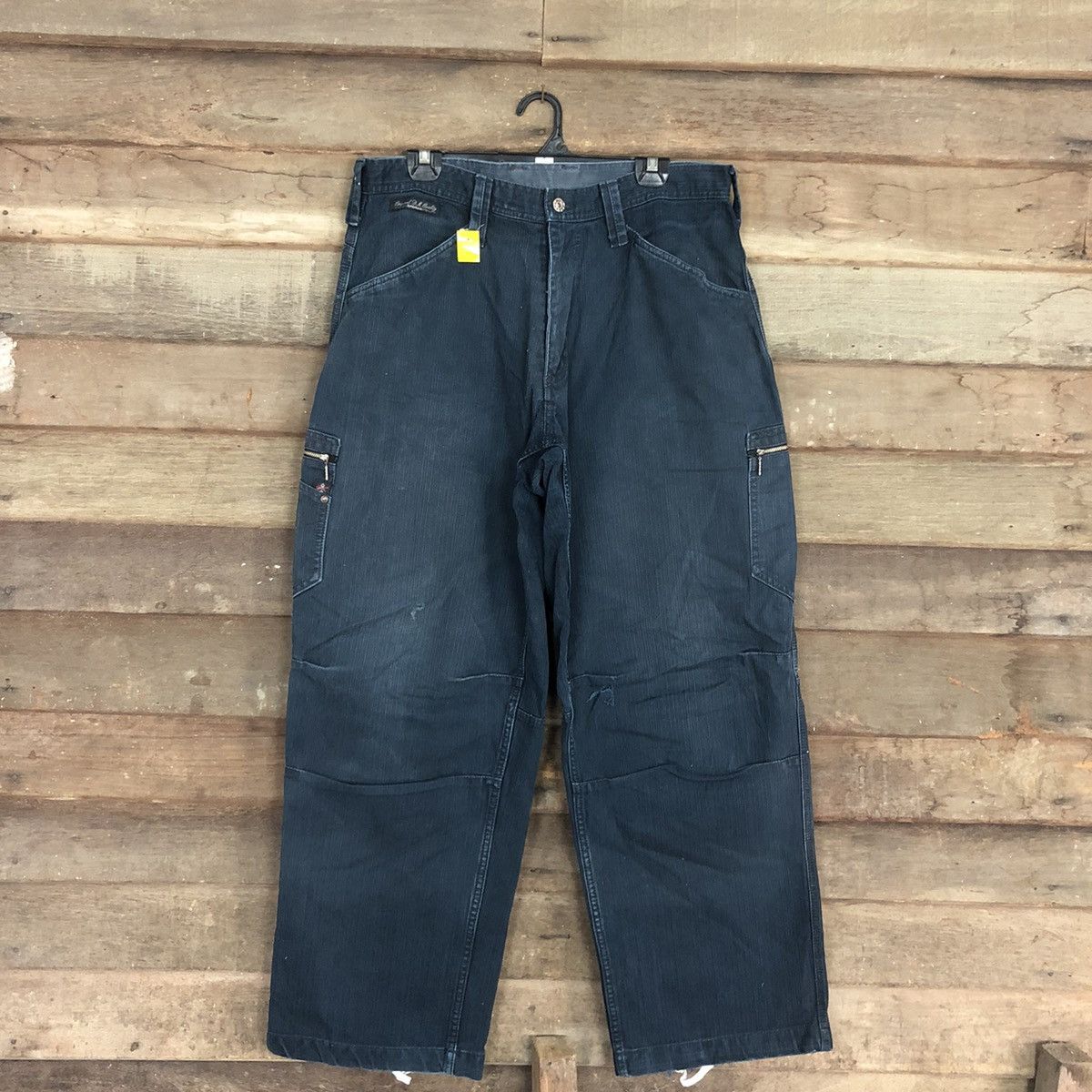 Japanese Brand Dogman Blue Multipocket utility Cargo Pants #3354 Size US 34 / EU 50 - 1 Thumbnail