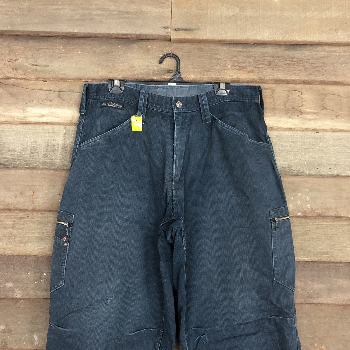 Japanese Brand Dogman Blue Multipocket utility Cargo Pants #3354 Size US 34 / EU 50 - 2 Thumbnail