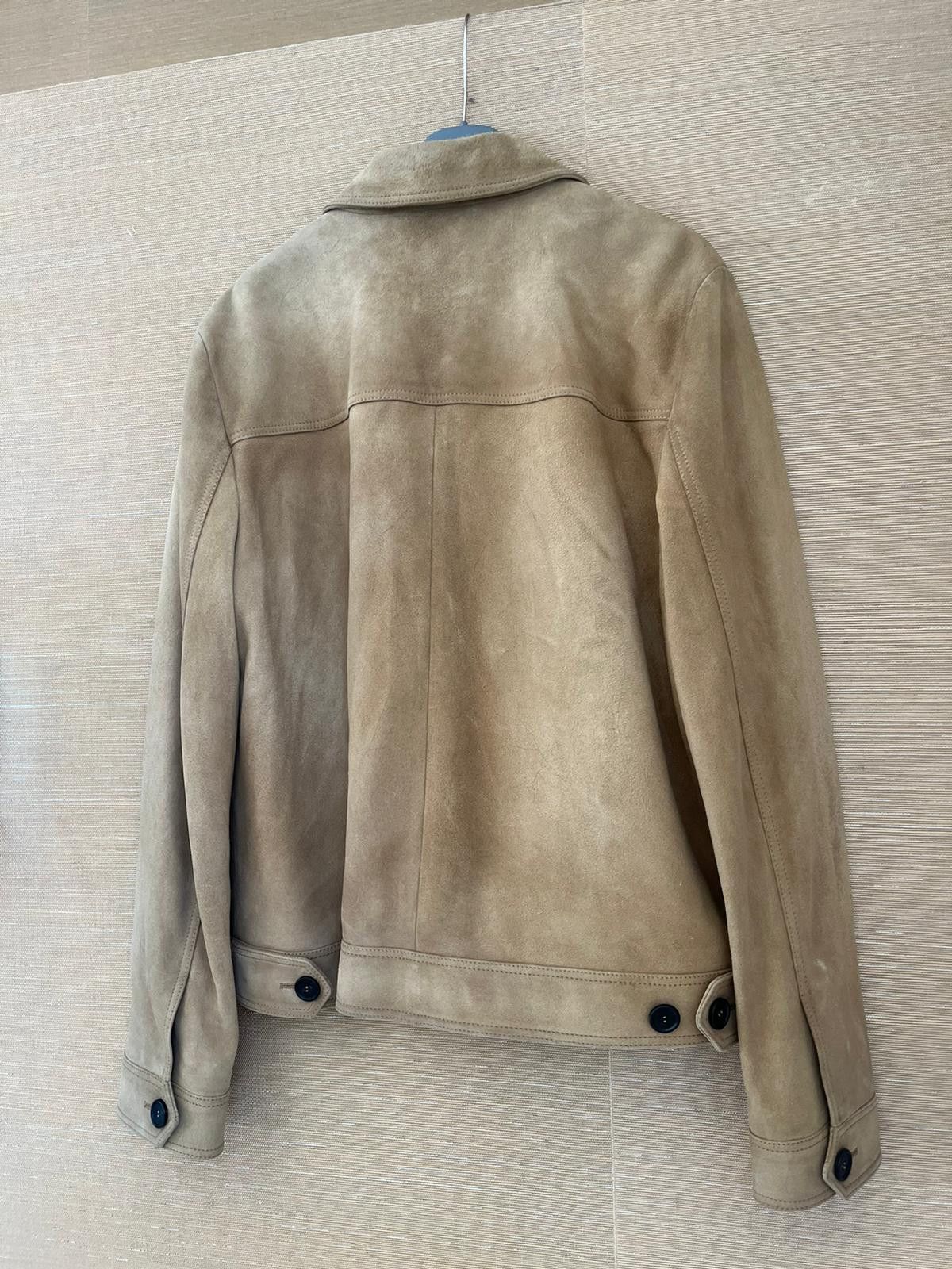 Prada Classic Suede Jacket in Camel Size US L / EU 52-54 / 3 - 16 Thumbnail