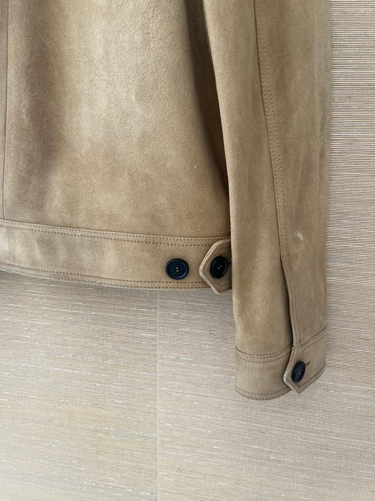 Prada Classic Suede Jacket in Camel Size US L / EU 52-54 / 3 - 17 Thumbnail