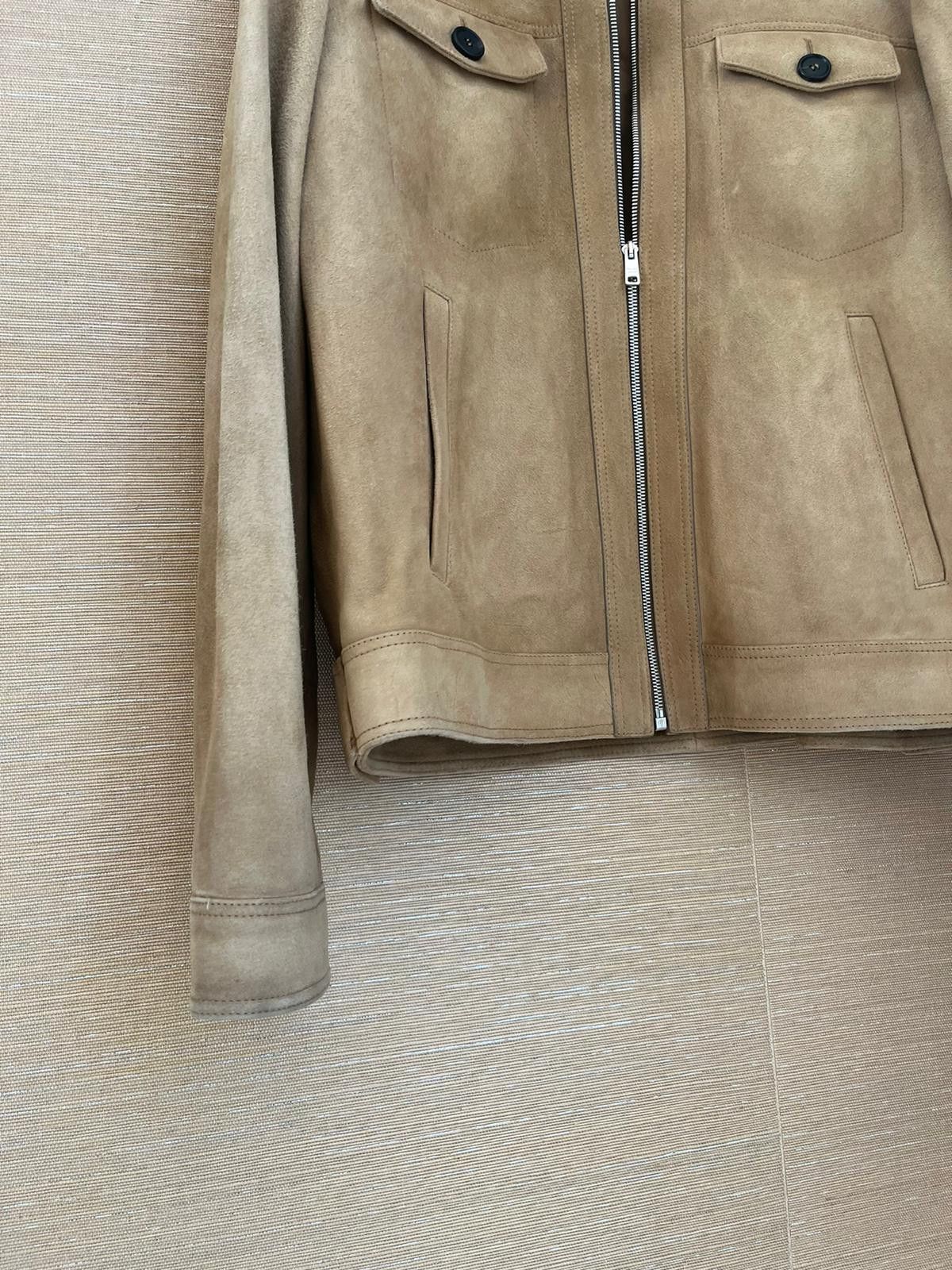 Prada Classic Suede Jacket in Camel Size US L / EU 52-54 / 3 - 2 Thumbnail