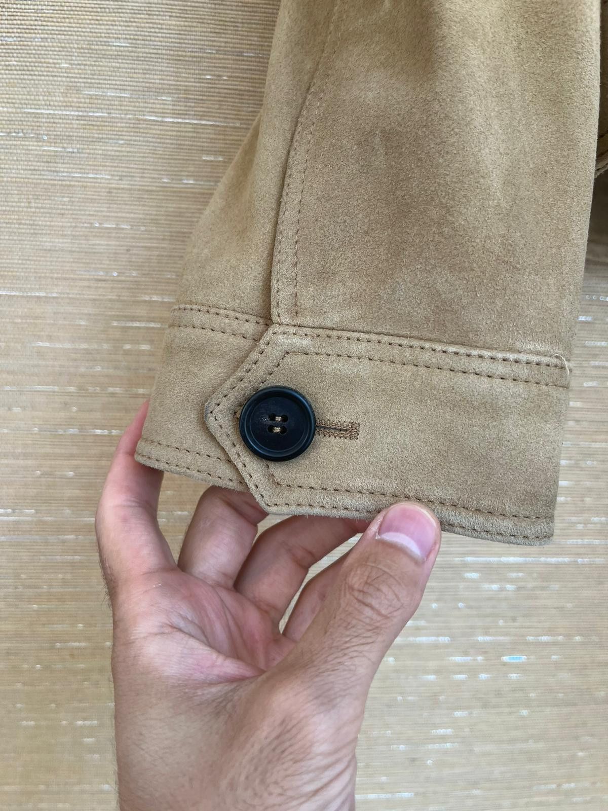 Prada Classic Suede Jacket in Camel Size US L / EU 52-54 / 3 - 5 Thumbnail