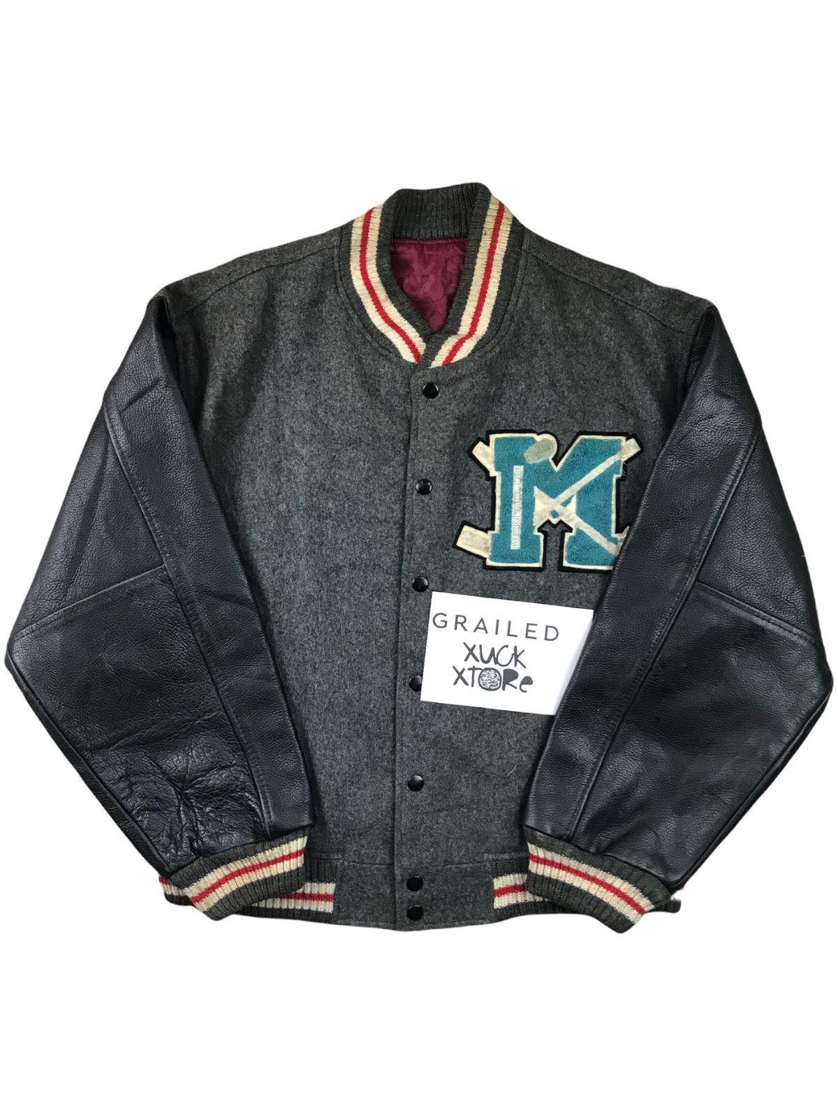 Japanese Brand 🔥GRAILED🔥VINTAGE MEN’S CLUB VARSITY LETTERMAN JACKET 90’s Size US L / EU 52-54 / 3 - 23 Thumbnail