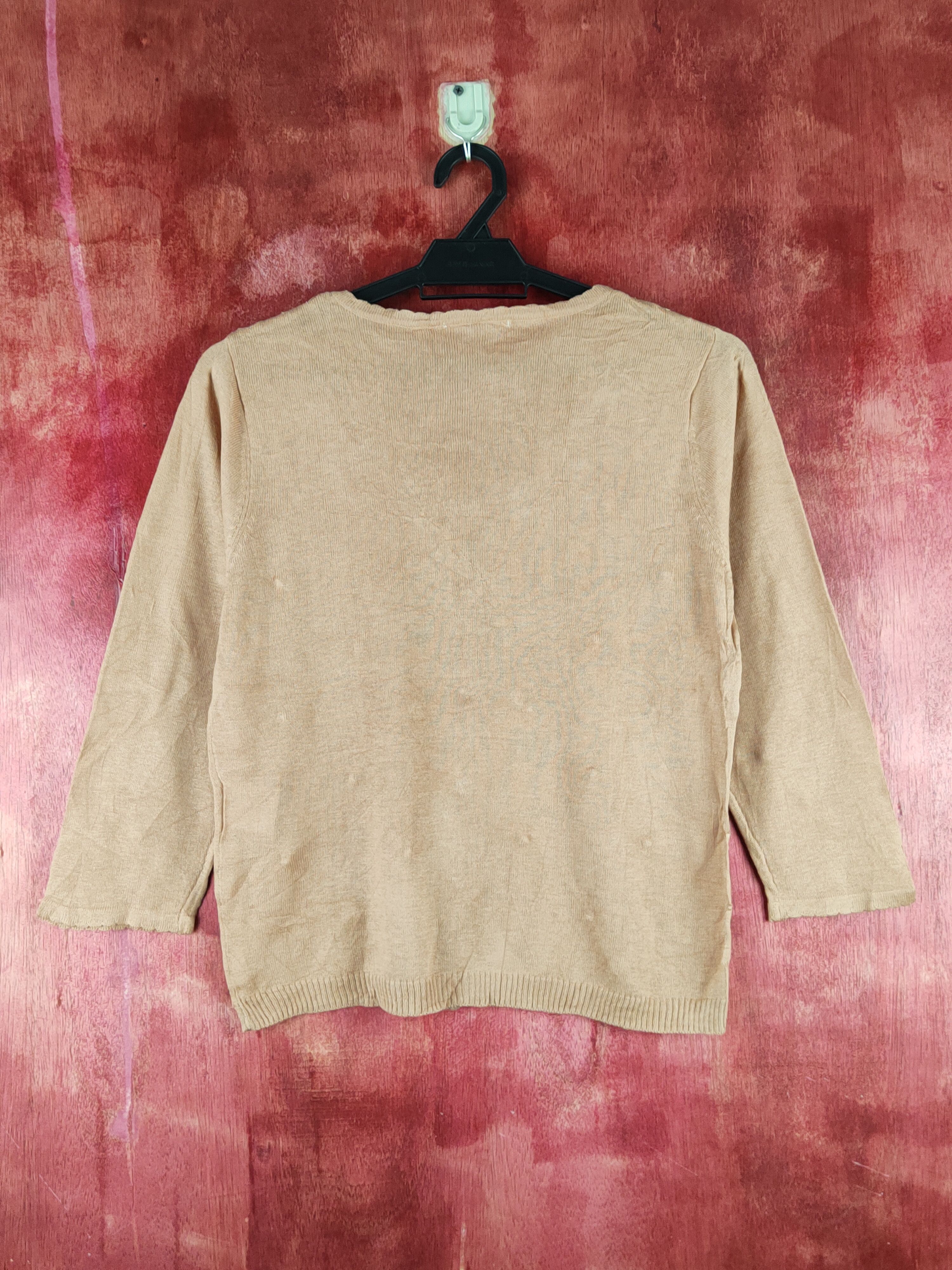 Japanese Brand Axes Femme Brown Knitwear Cardigan #S1256 Size S / US 4 / IT 40 - 8 Thumbnail