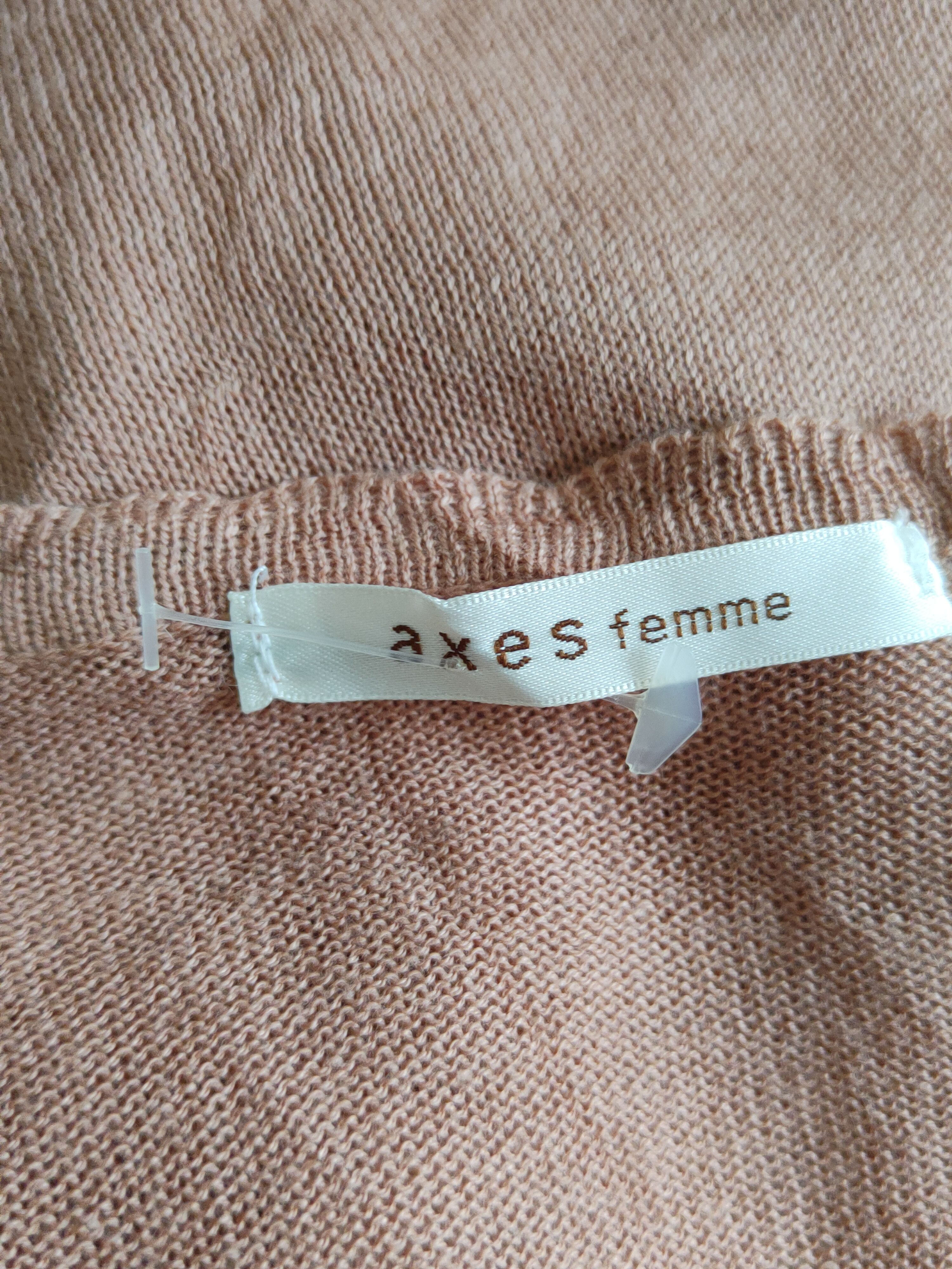 Japanese Brand Axes Femme Brown Knitwear Cardigan #S1256 Size S / US 4 / IT 40 - 12 Thumbnail