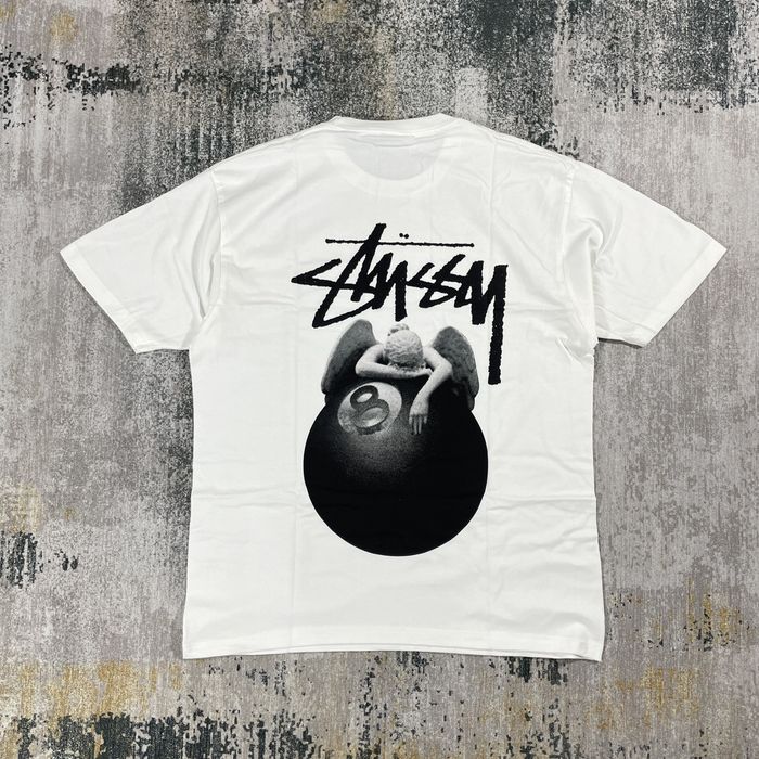 Stussy ANGEL TEE WHITE // LARGE | Grailed