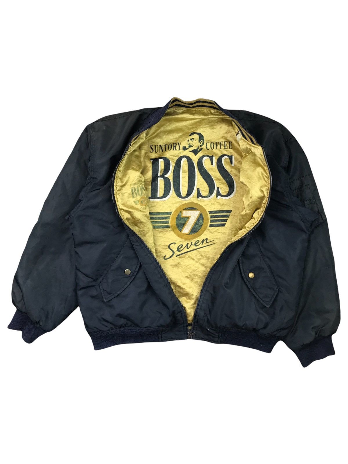 Japanese Brand BEST OFFER🔥 Suntory Boss Coffee 7 Seven Reversible Jacket Size US M / EU 48-50 / 2 - 1 Thumbnail