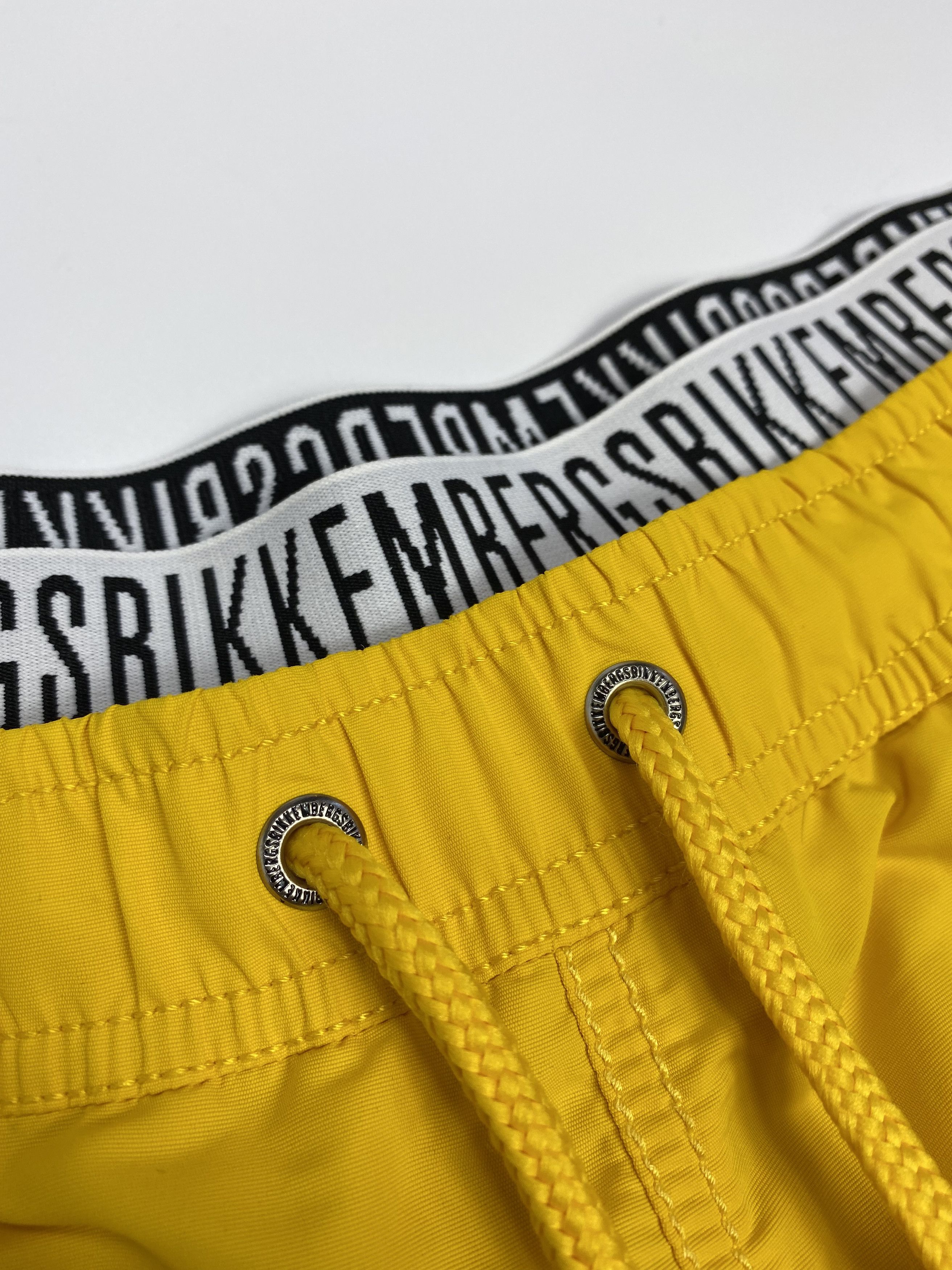 Dirk Bikkembergs Bikkembergs Stretch Tape Logo Beach Swim Nylon Shorts Size US 33 - 3 Thumbnail