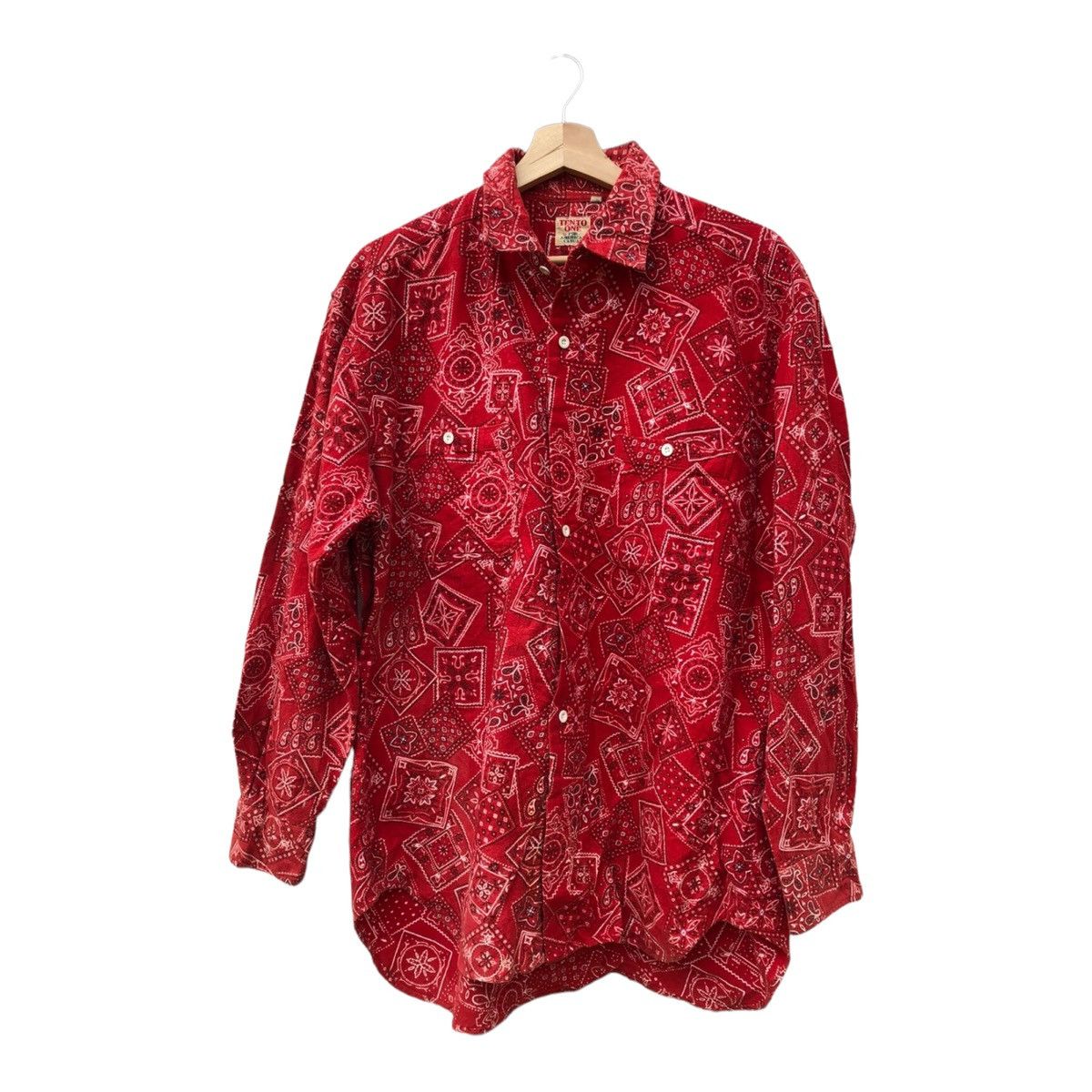 Flannel American Casual Flannel Paisley Size US L / EU 52-54 / 3 - 1 Thumbnail