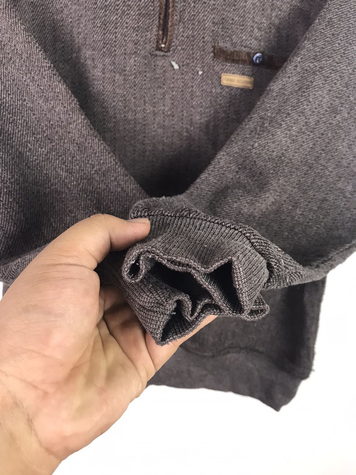 Japanese Brand × Valentino × Vintage Claudio Valentino Half Zipper Sweatshirt Size US M / EU 48-50 / 2 - 7 Thumbnail