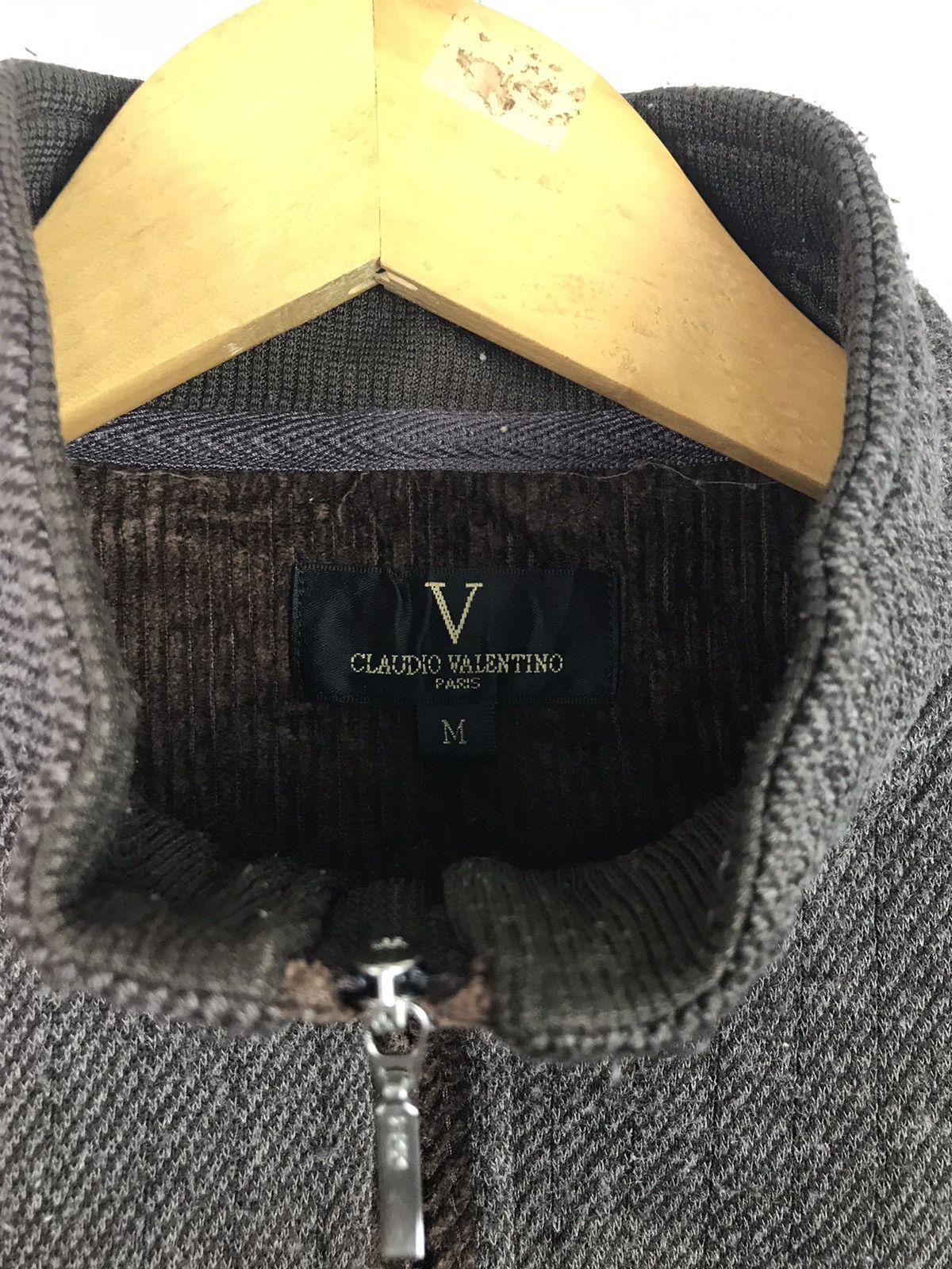 Japanese Brand × Valentino × Vintage Claudio Valentino Half Zipper Sweatshirt Size US M / EU 48-50 / 2 - 4 Thumbnail