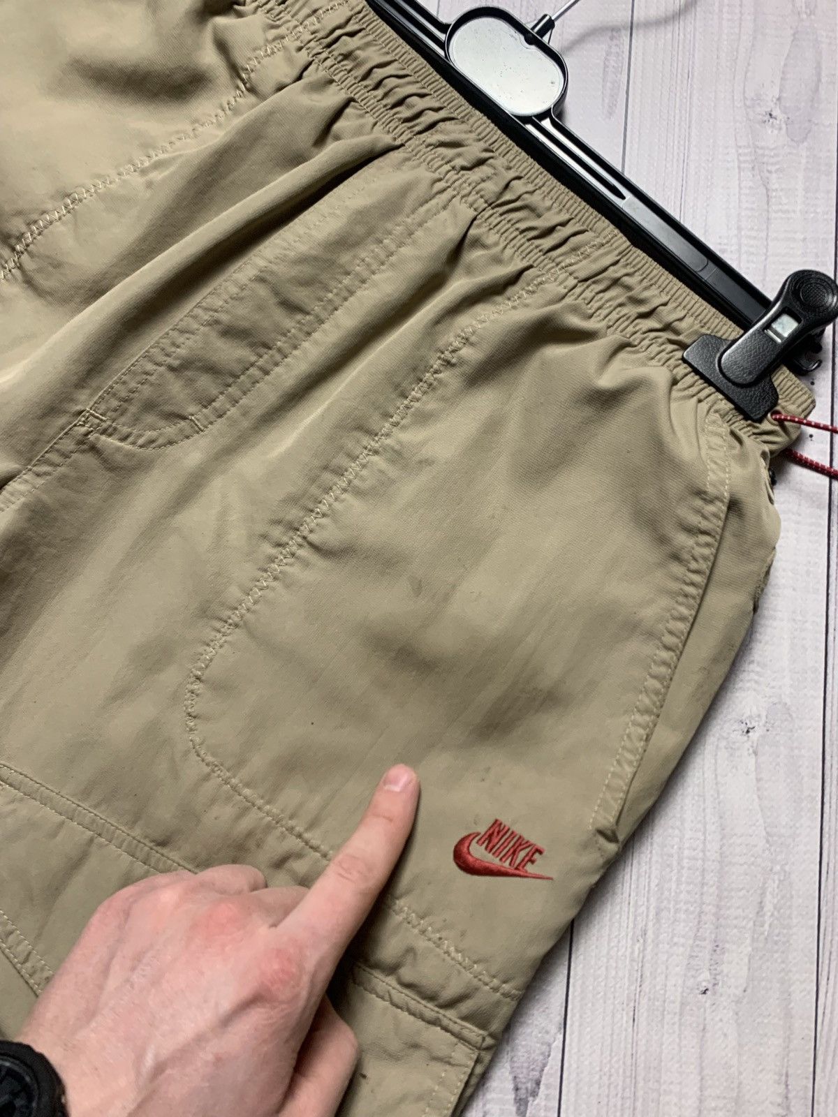 Nike × Vintage Vintage Nike cargo shorts multi pocket size M Size US 32 / EU 48 - 4 Thumbnail