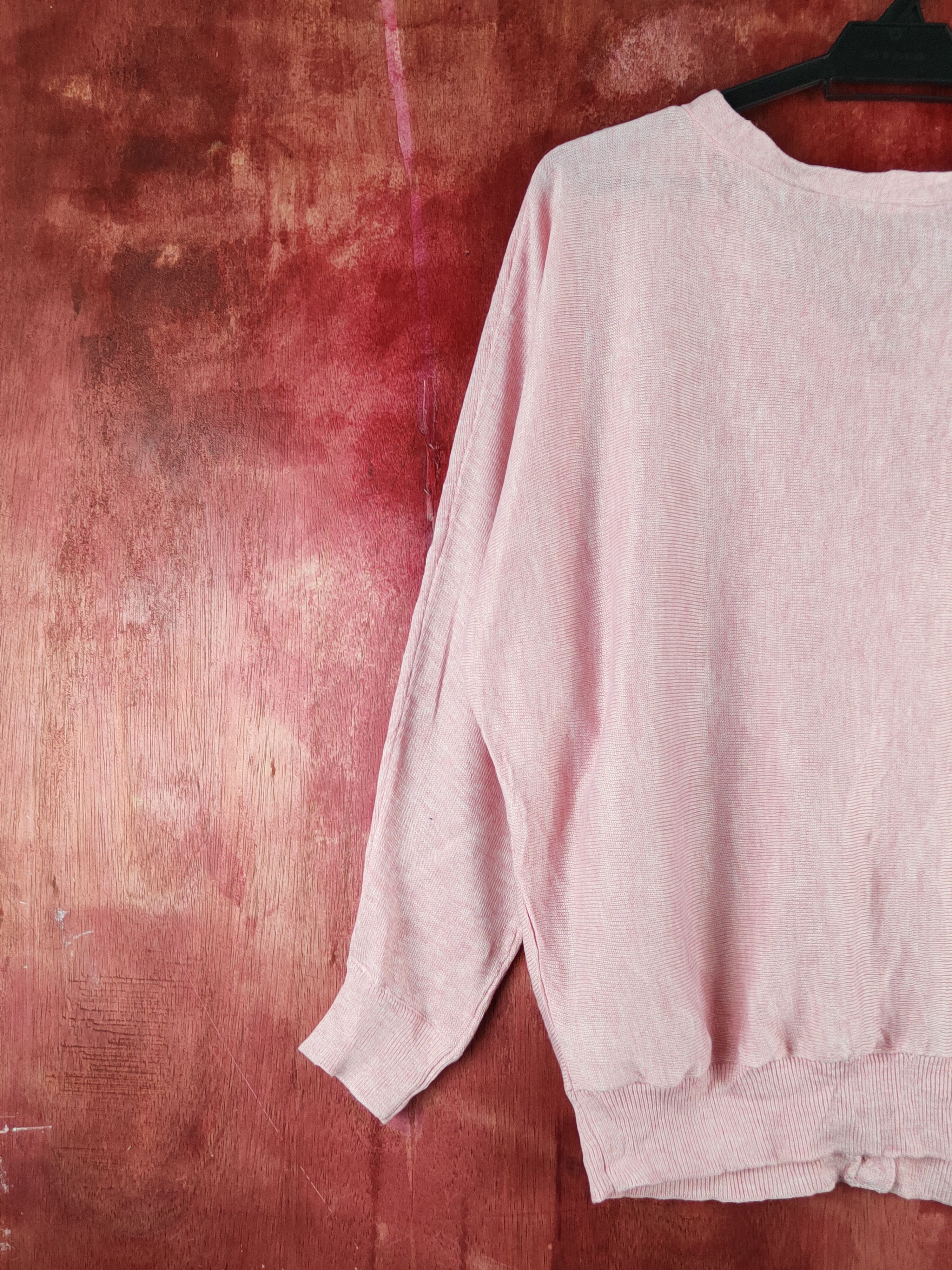 Japanese Brand American Holic Light Pink Knitwear Cardigan #S1251 Size L / US 10 / IT 46 - 8 Thumbnail