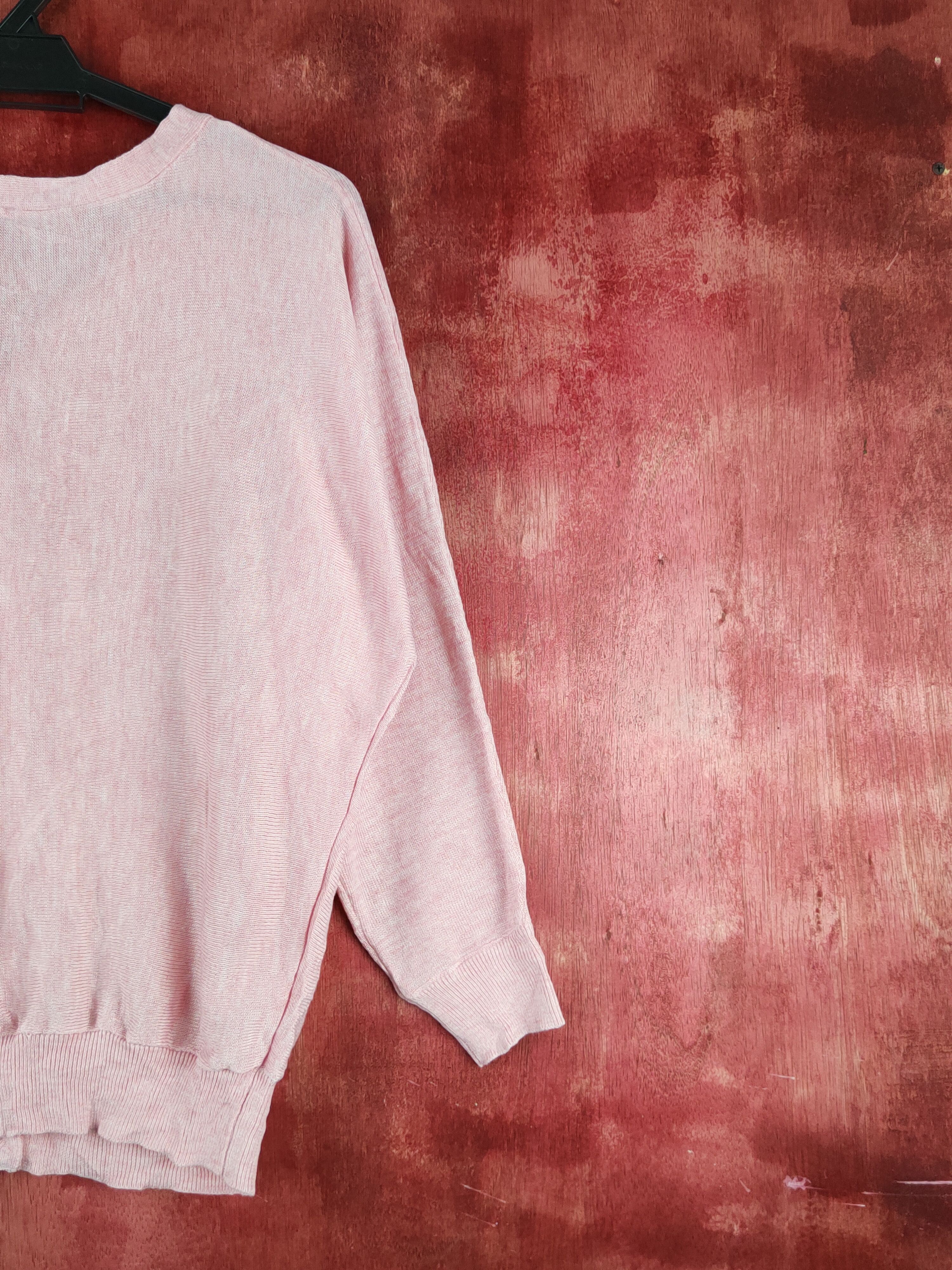 Japanese Brand American Holic Light Pink Knitwear Cardigan #S1251 Size L / US 10 / IT 46 - 9 Thumbnail