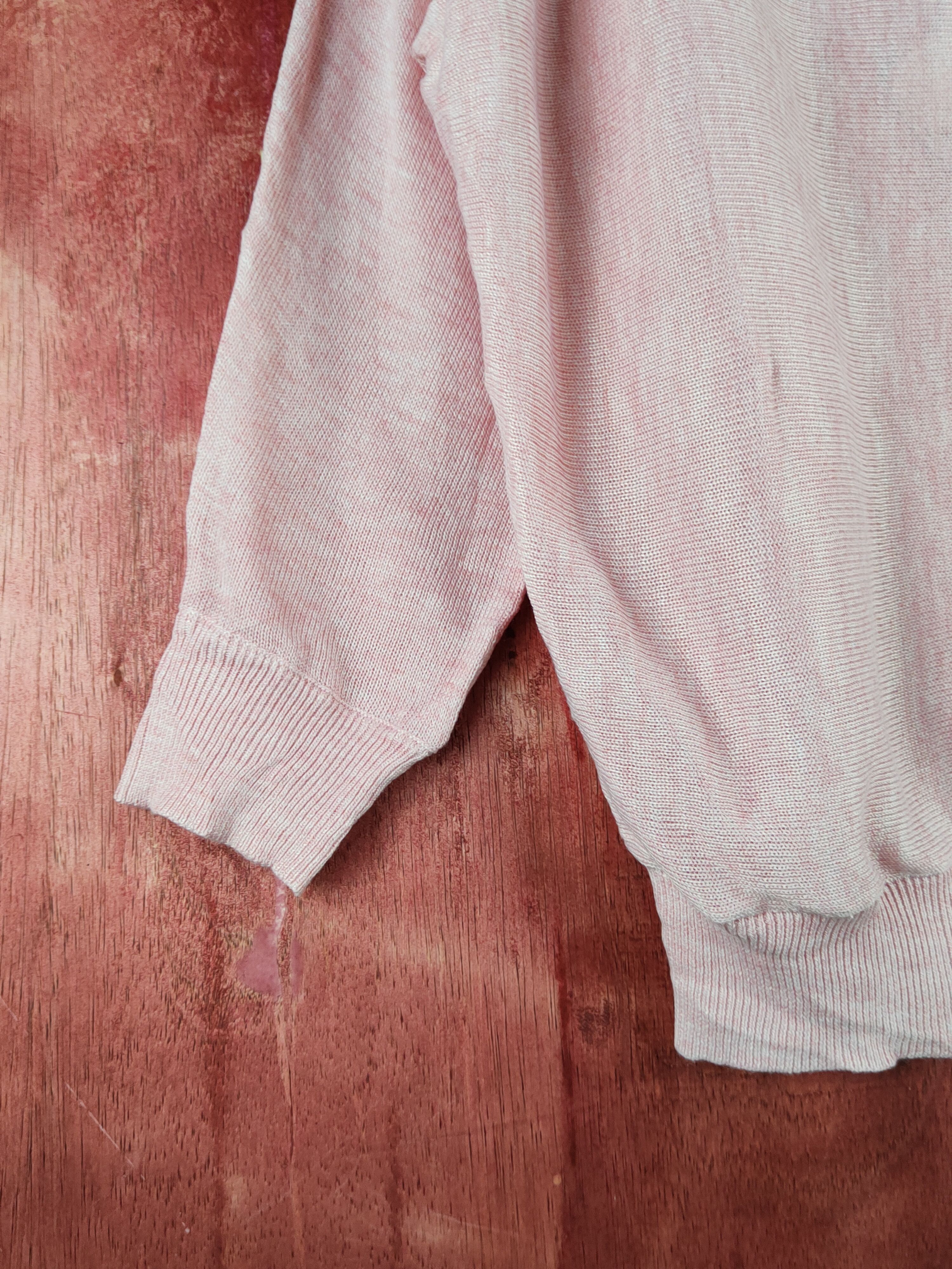 Japanese Brand American Holic Light Pink Knitwear Cardigan #S1251 Size L / US 10 / IT 46 - 4 Thumbnail