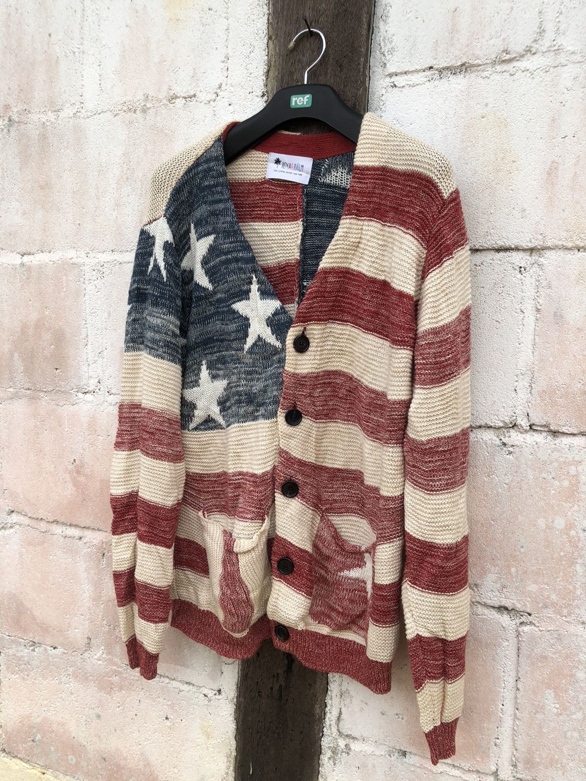 Aran Isles Knitwear Royal Palm Knitwear Cardigan America Design Size M / US 6-8 / IT 42-44 - 3 Thumbnail