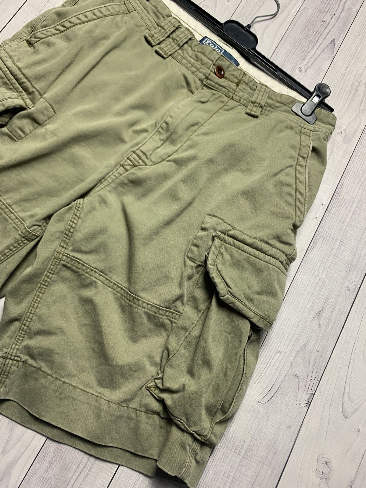 Polo Ralph Lauren × Ralph Lauren × Vintage Vintage Polo Ralph Lauren Shorts cargo size 30 Size US 30 / EU 46 - 6 Thumbnail