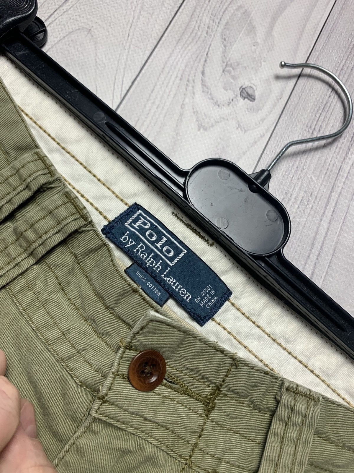 Polo Ralph Lauren × Ralph Lauren × Vintage Vintage Polo Ralph Lauren Shorts cargo size 30 Size US 30 / EU 46 - 2 Thumbnail
