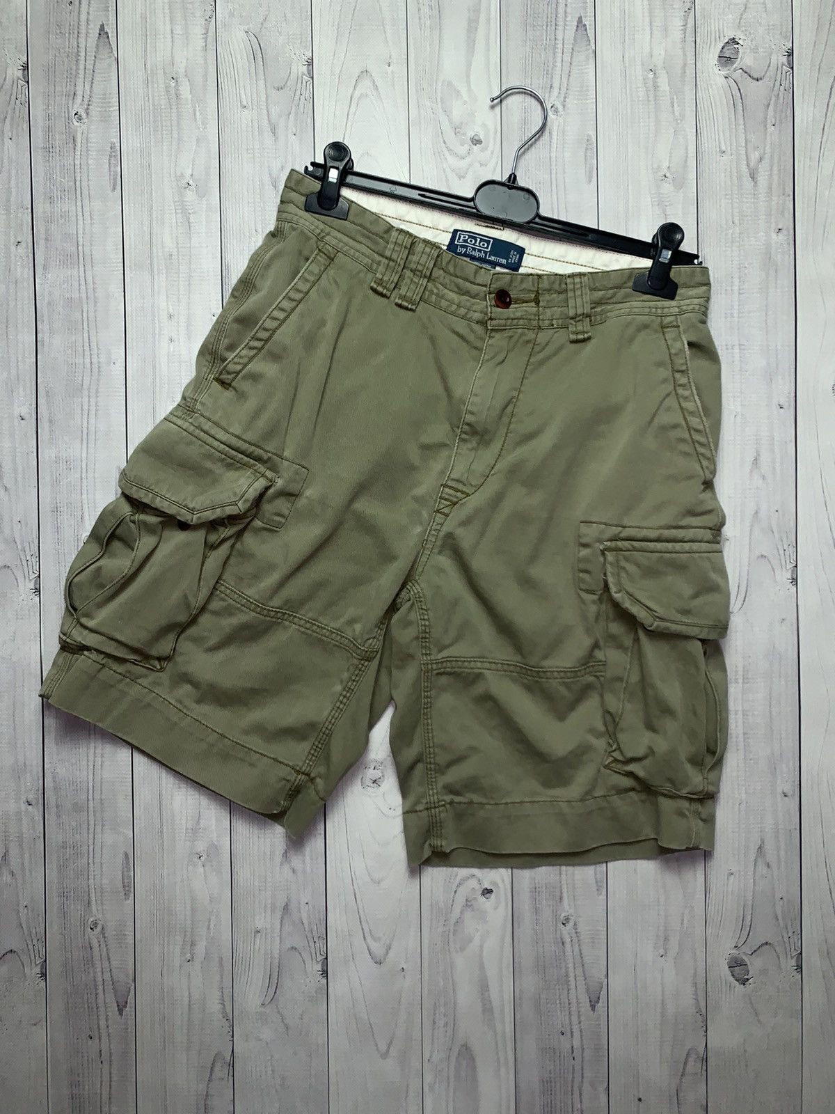 Polo Ralph Lauren × Ralph Lauren × Vintage Vintage Polo Ralph Lauren Shorts cargo size 30 Size US 30 / EU 46 - 1 Thumbnail