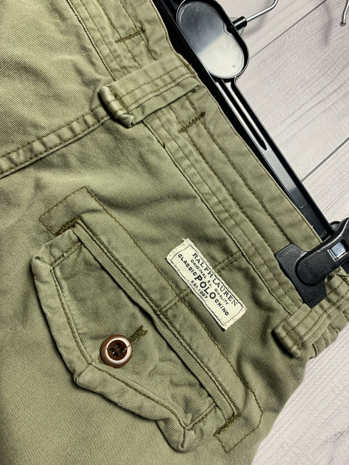 Polo Ralph Lauren × Ralph Lauren × Vintage Vintage Polo Ralph Lauren Shorts cargo size 30 Size US 30 / EU 46 - 4 Thumbnail