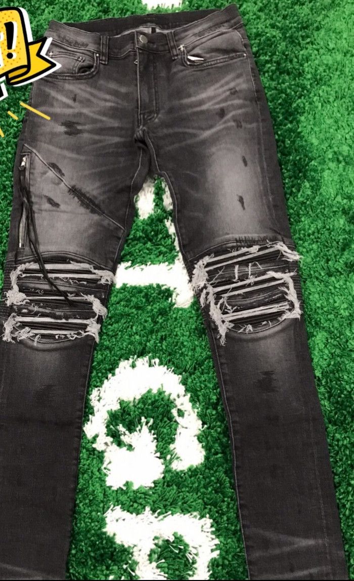 Amiri Amiri Patchwork Jeans Size US 28 / EU 44 - 1 Thumbnail