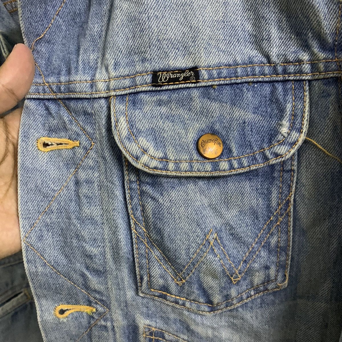 Vintage × Wrangler Distressed wrangler bucket jacket Size US M / EU 48-50 / 2 - 4 Thumbnail