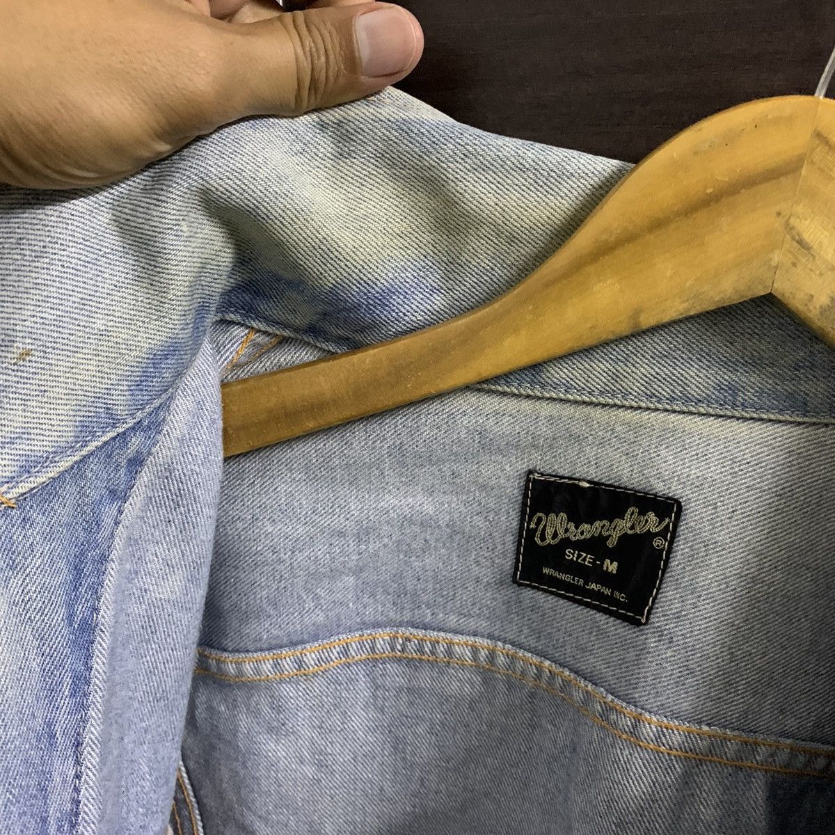 Vintage × Wrangler Distressed wrangler bucket jacket Size US M / EU 48-50 / 2 - 7 Thumbnail