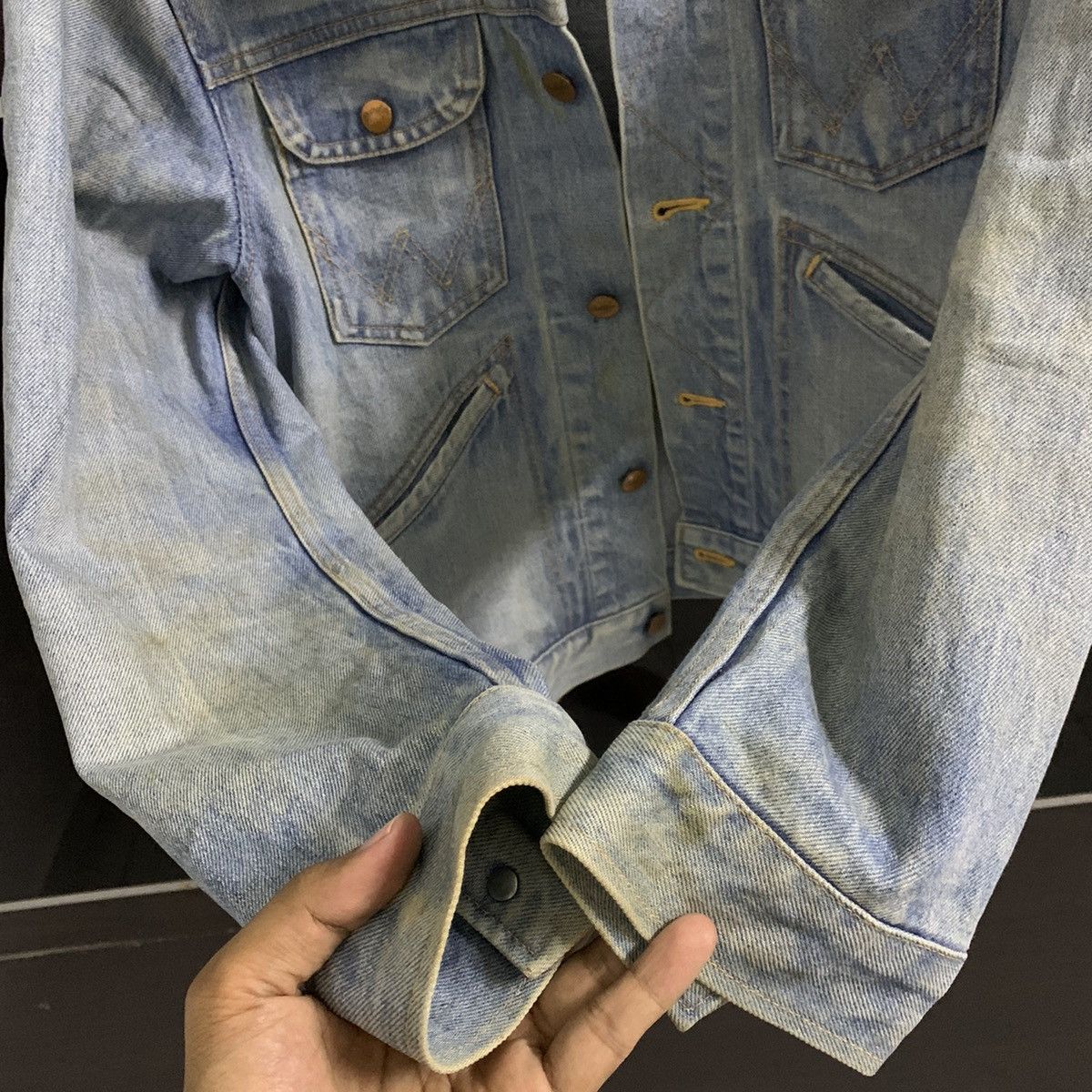 Vintage × Wrangler Distressed wrangler bucket jacket Size US M / EU 48-50 / 2 - 8 Thumbnail